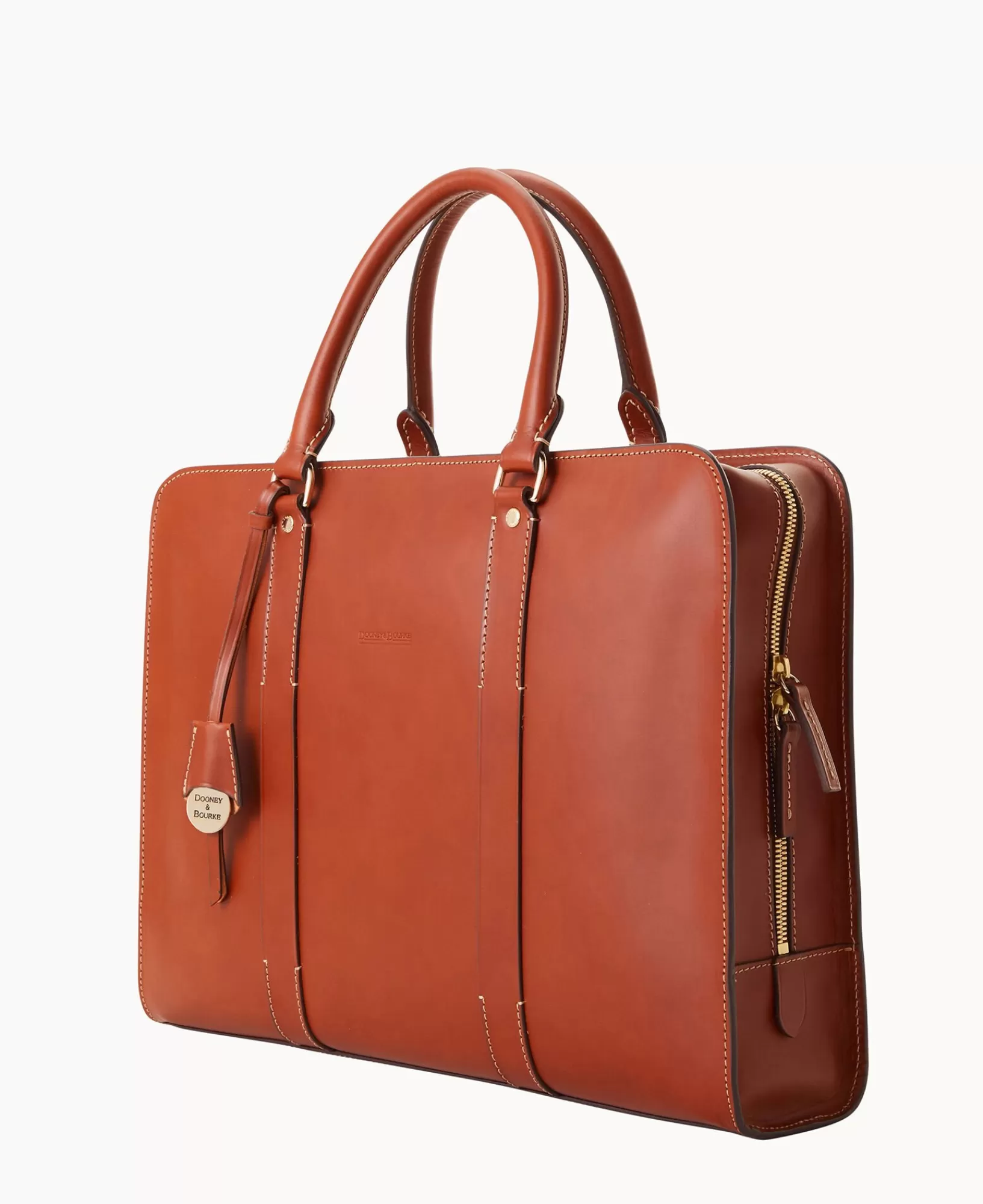 Business & Tech | Travel>Dooney & Bourke Alto Bradley Briefcase Saddle