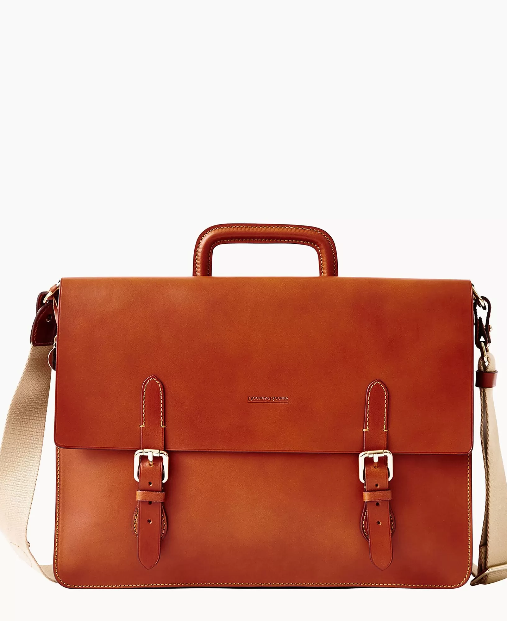 Business & Tech | Travel>Dooney & Bourke Alto Hidden Handle Brief Saddle