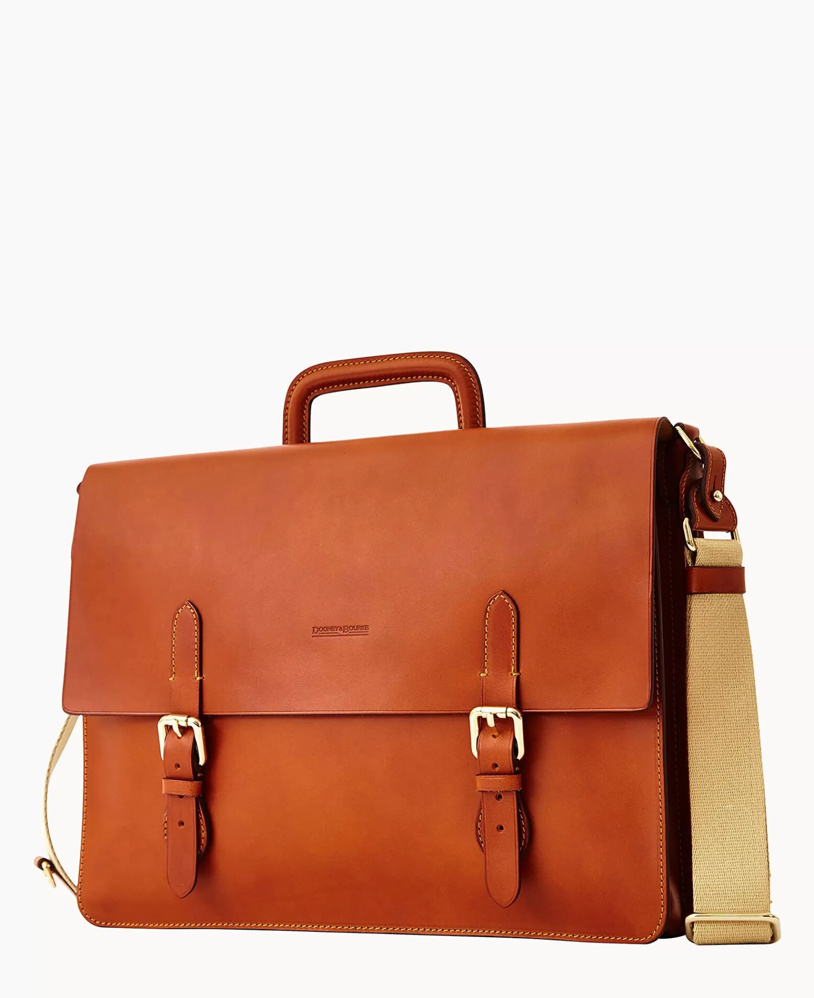 Business & Tech | Travel>Dooney & Bourke Alto Hidden Handle Brief Saddle