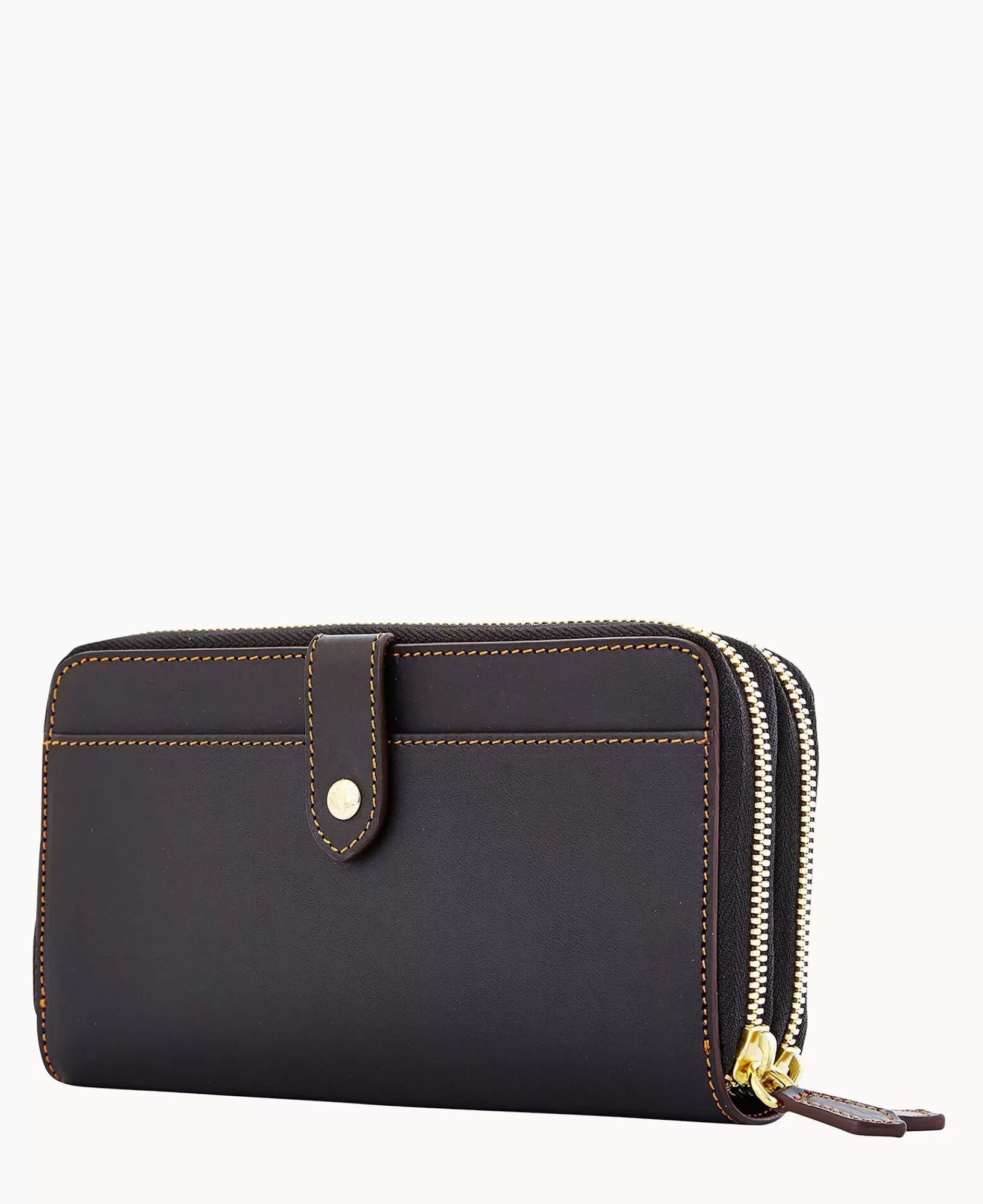 Wallets>Dooney & Bourke Alto Large Double Zip Organizer Black