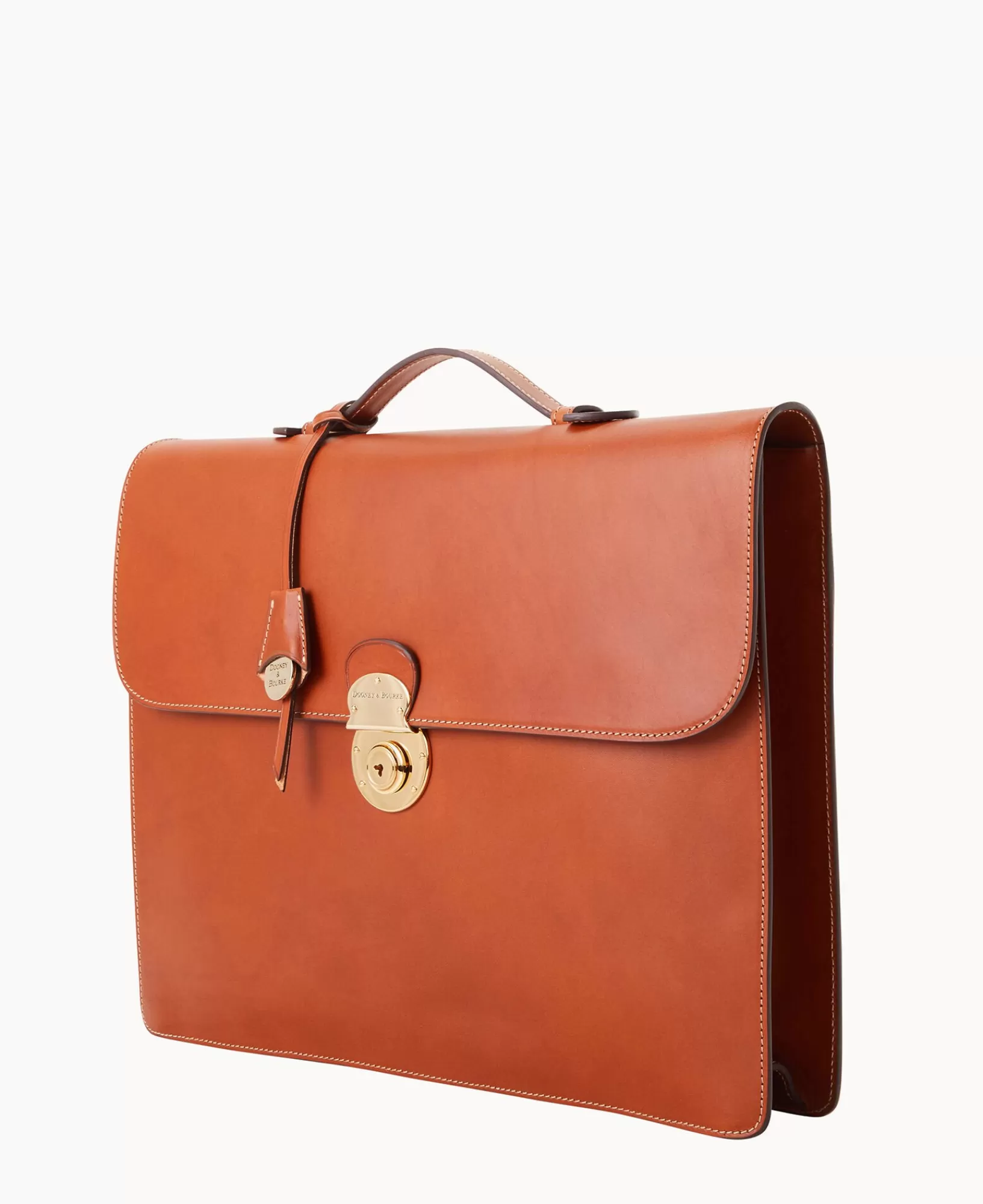 Business & Tech | Travel>Dooney & Bourke Alto Small Gusset Briefcase Saddle