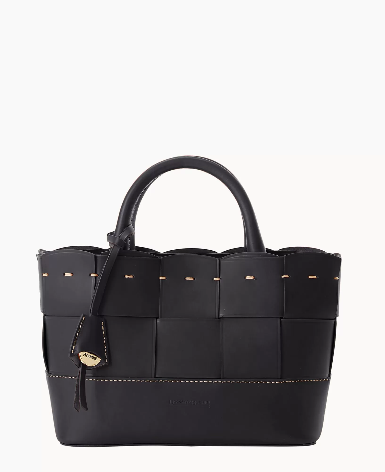 Mini Bags | Shoulder Bags>Dooney & Bourke Alto Small Woven Shopper Black