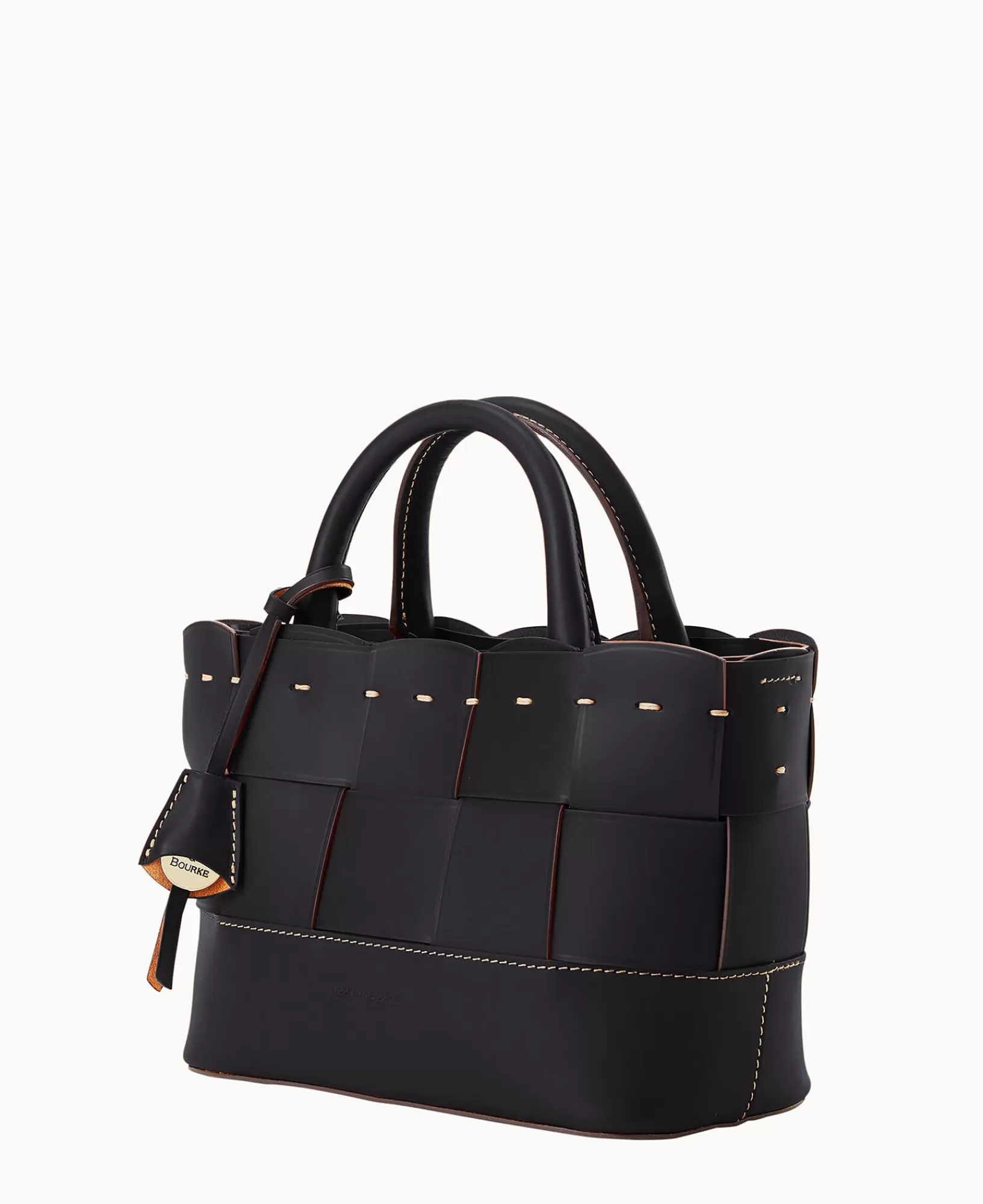 Mini Bags | Shoulder Bags>Dooney & Bourke Alto Small Woven Shopper Black