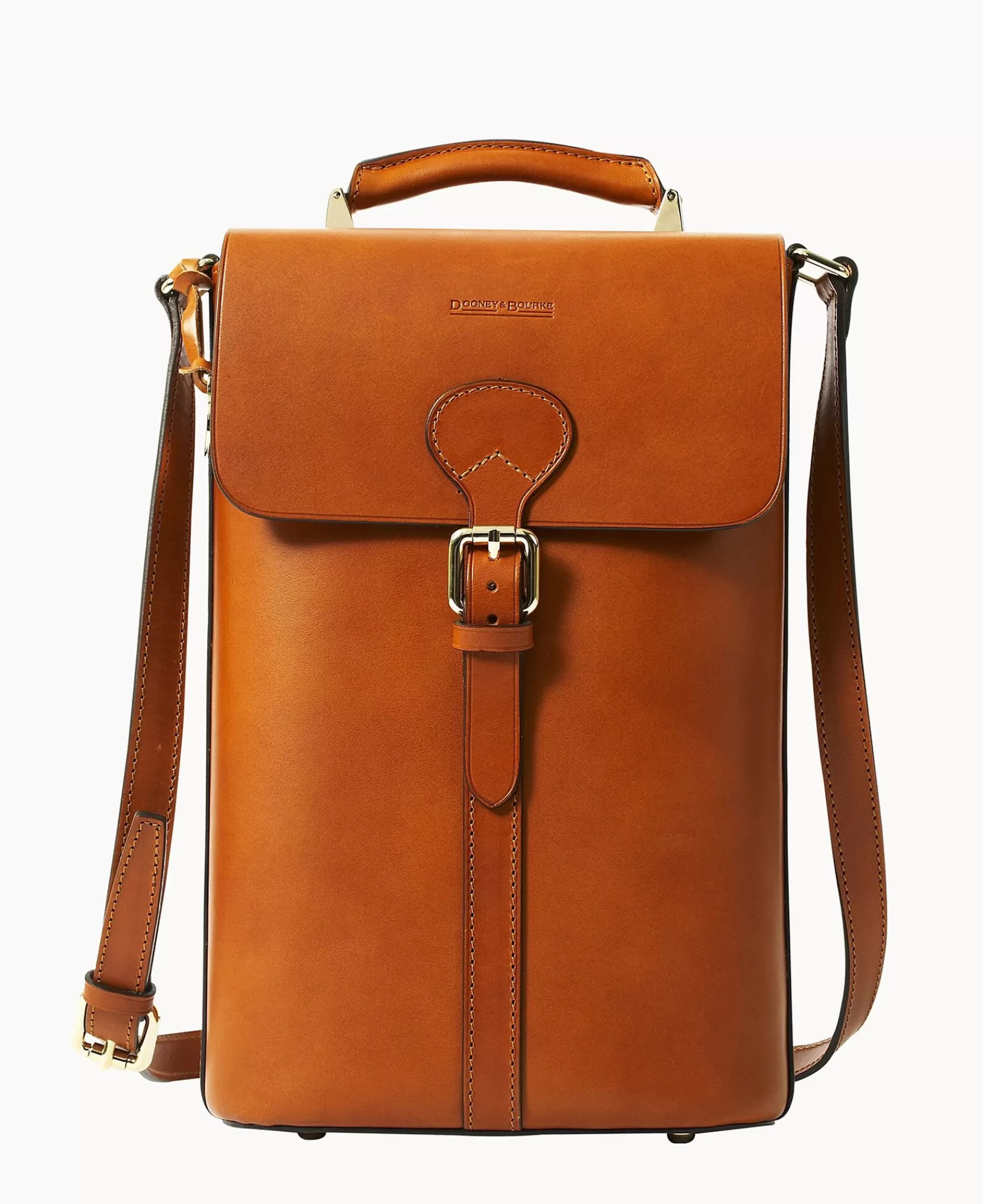 Shoulder Bags | Totes>Dooney & Bourke Alto Wine Bottle Picnic Tote Saddle