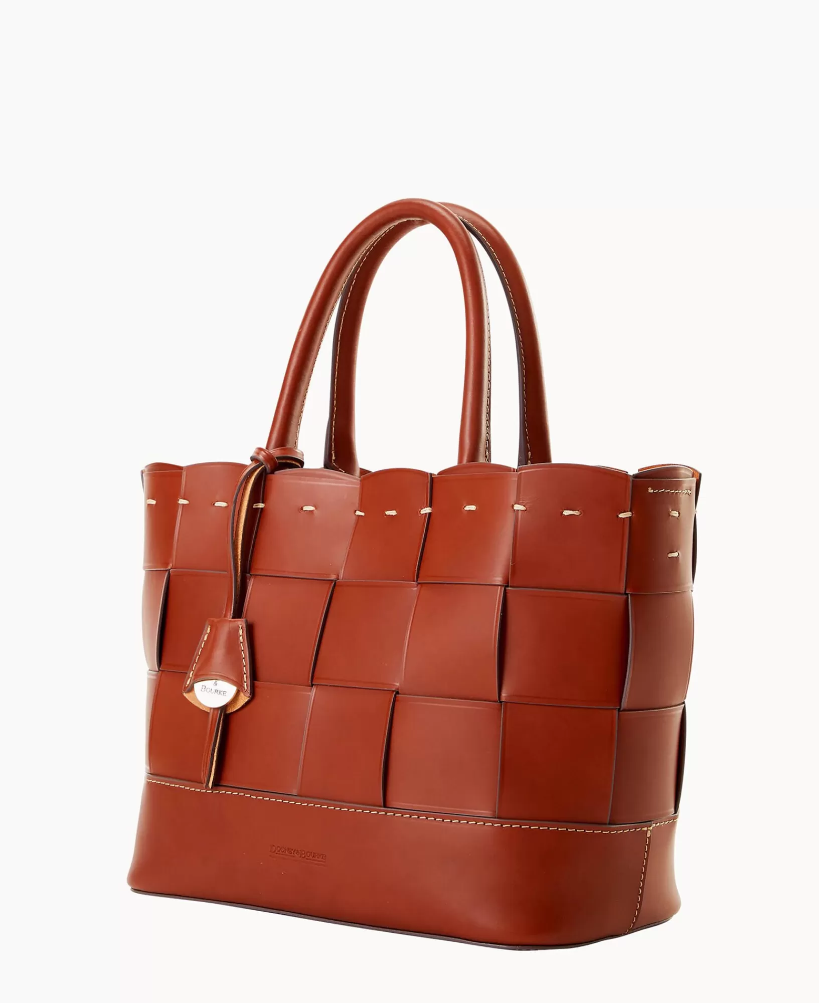 Shoulder Bags | Totes>Dooney & Bourke Alto Woven Shopper Saddle