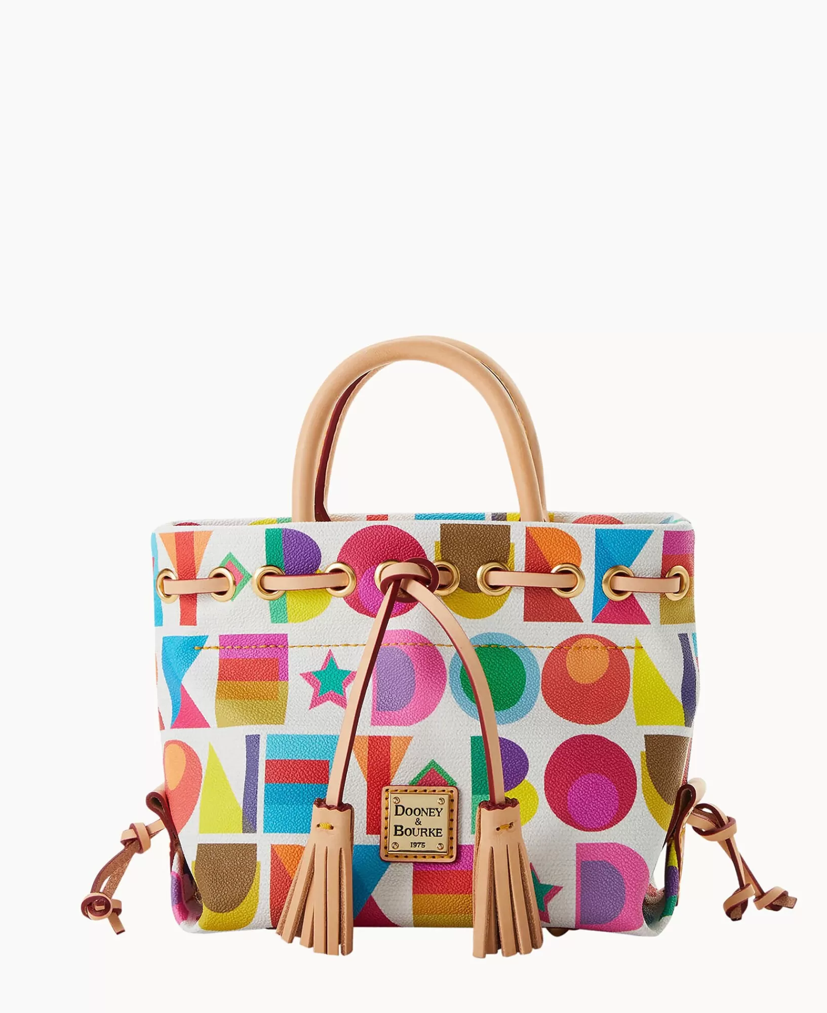 Shoulder Bags | Totes>Dooney & Bourke Art Deco Small Tassel Tote White