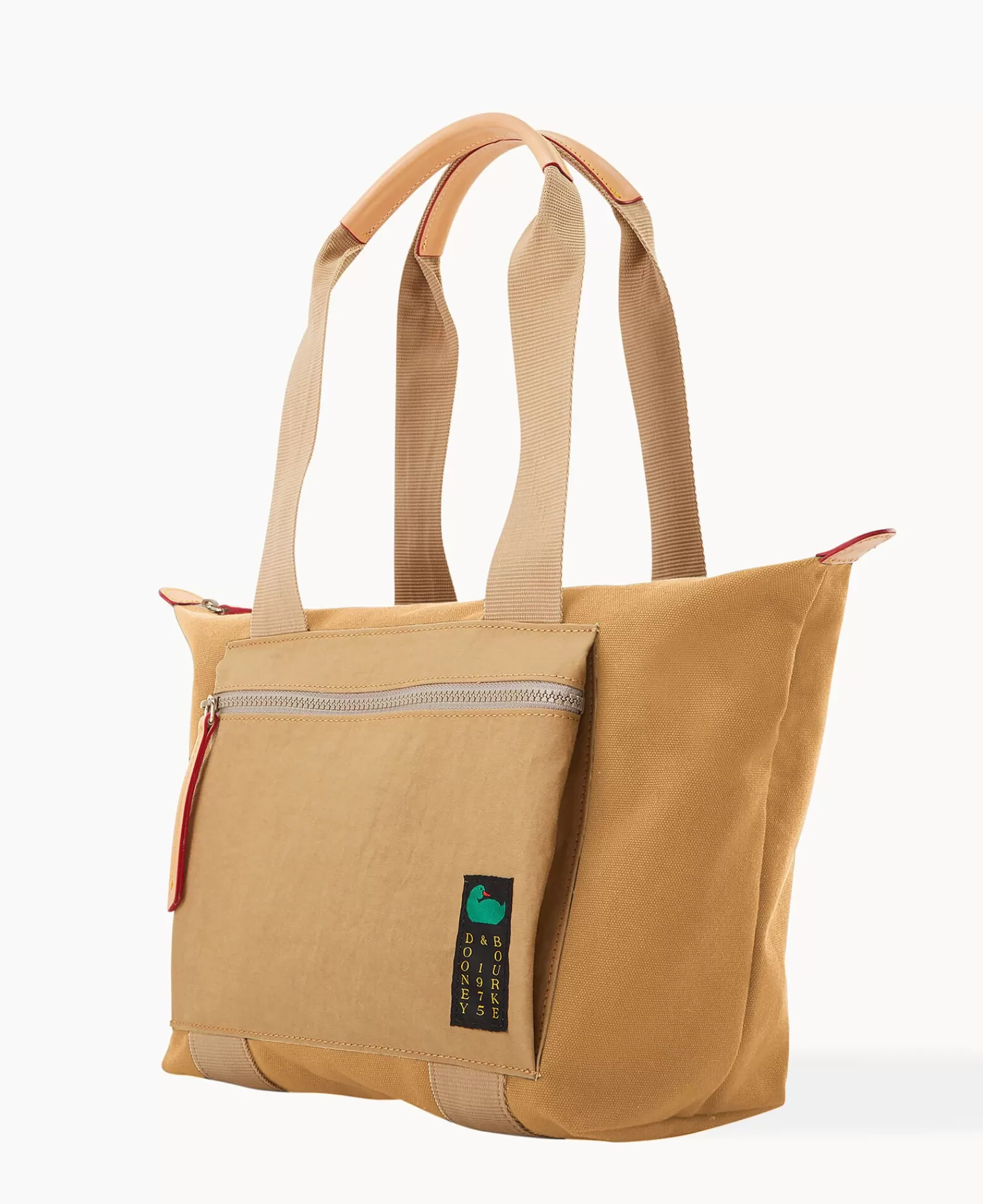 Shoulder Bags | Totes>Dooney & Bourke Canvas Carryall 28 with Pocket Beige