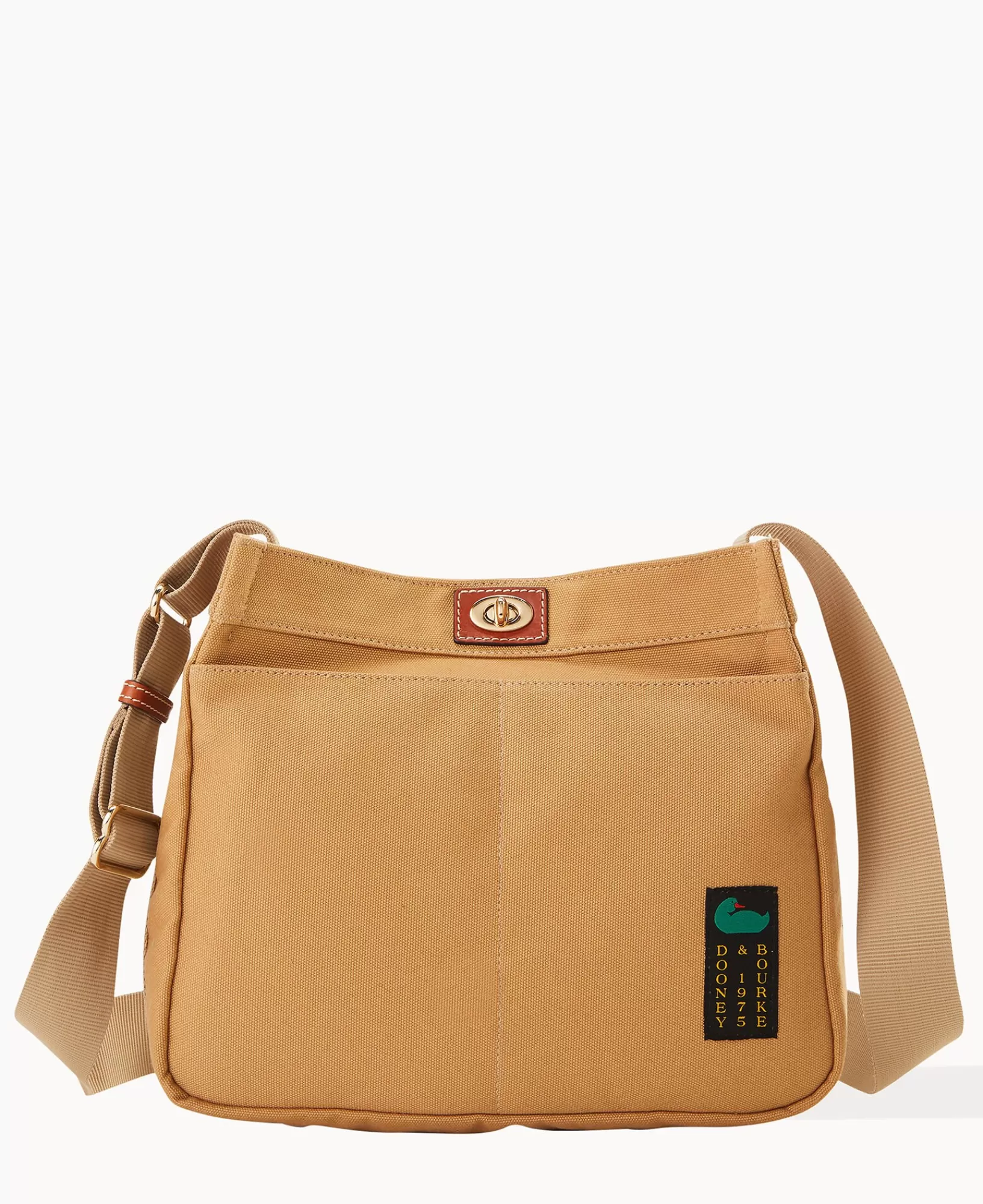 Shoulder Bags | Crossbodies>Dooney & Bourke Canvas Crossbody 32 Beige