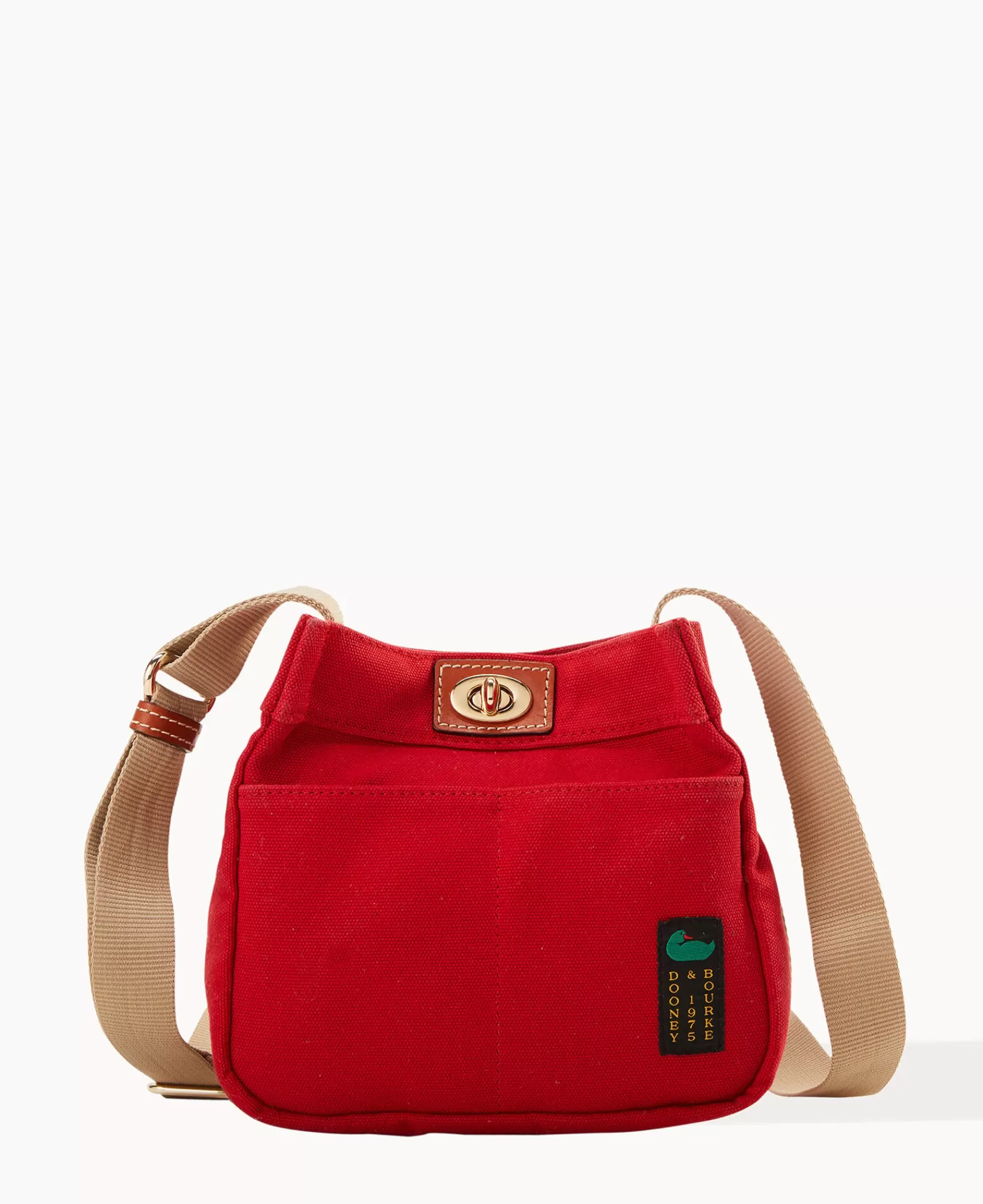 Shoulder Bags | Crossbodies>Dooney & Bourke Canvas Crossbody 20 Red