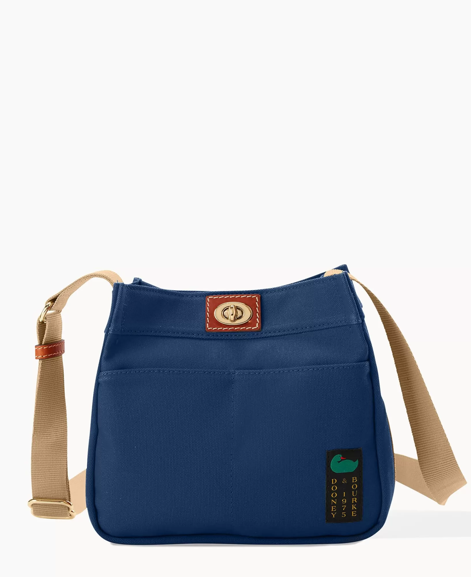 Mini Bags | Shoulder Bags>Dooney & Bourke Canvas Crossbody 24 Navy