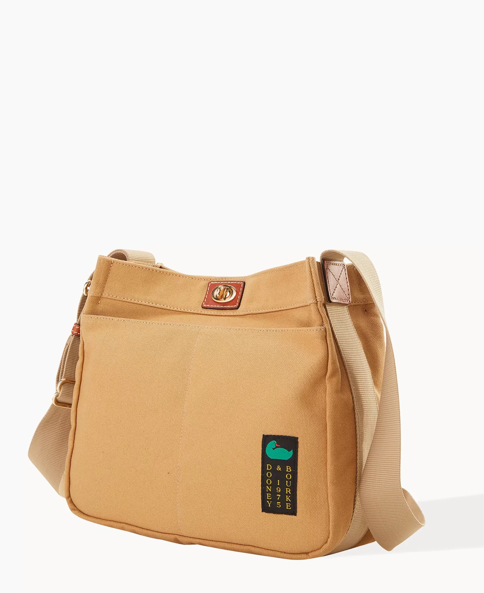 Shoulder Bags | Crossbodies>Dooney & Bourke Canvas Crossbody 32 Beige