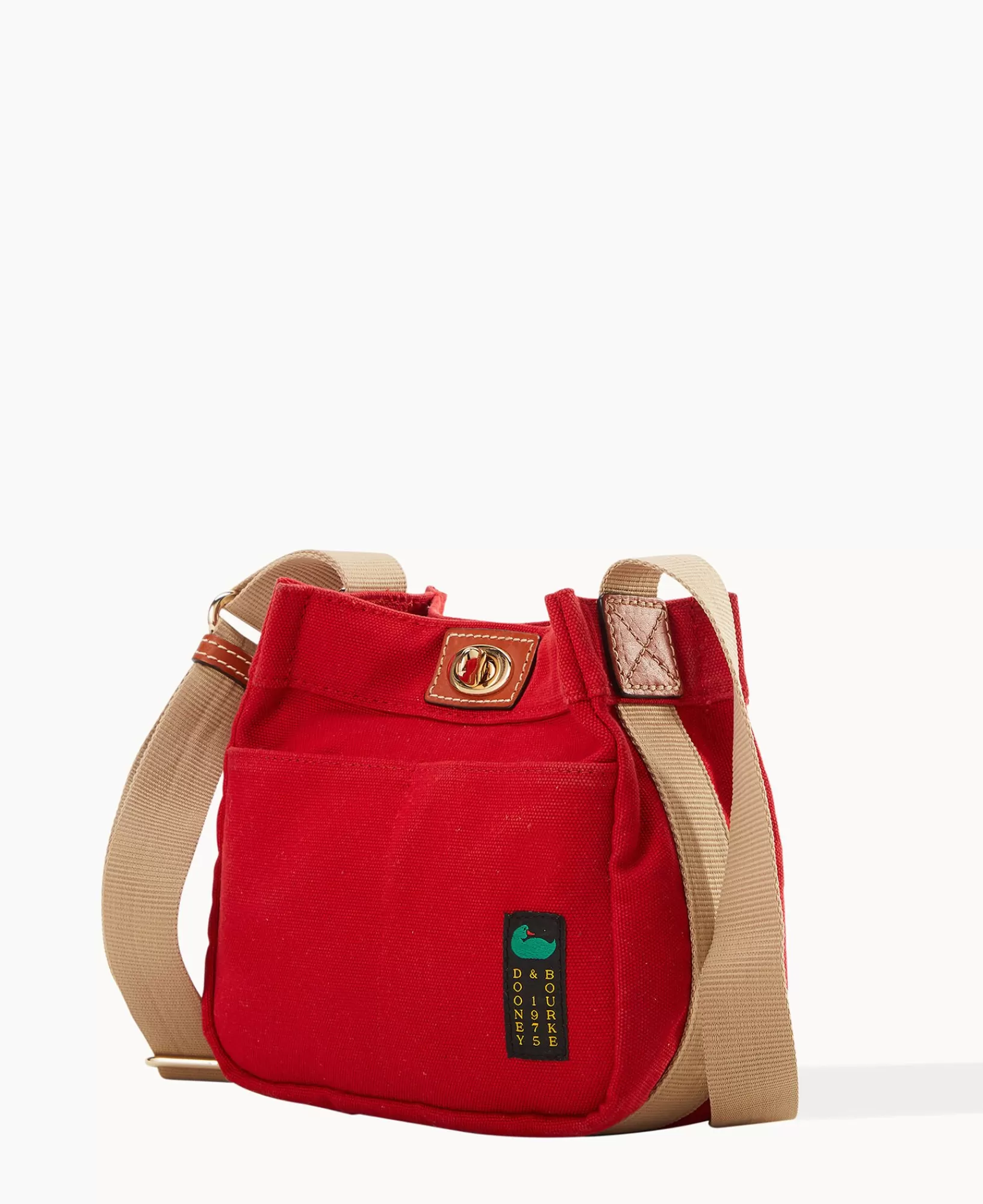 Shoulder Bags | Crossbodies>Dooney & Bourke Canvas Crossbody 20 Red