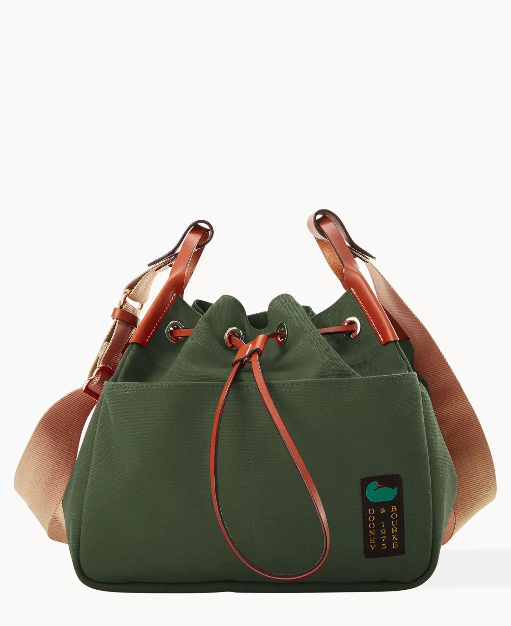 Shoulder Bags | Crossbodies>Dooney & Bourke Canvas Drawstring 30 Forest