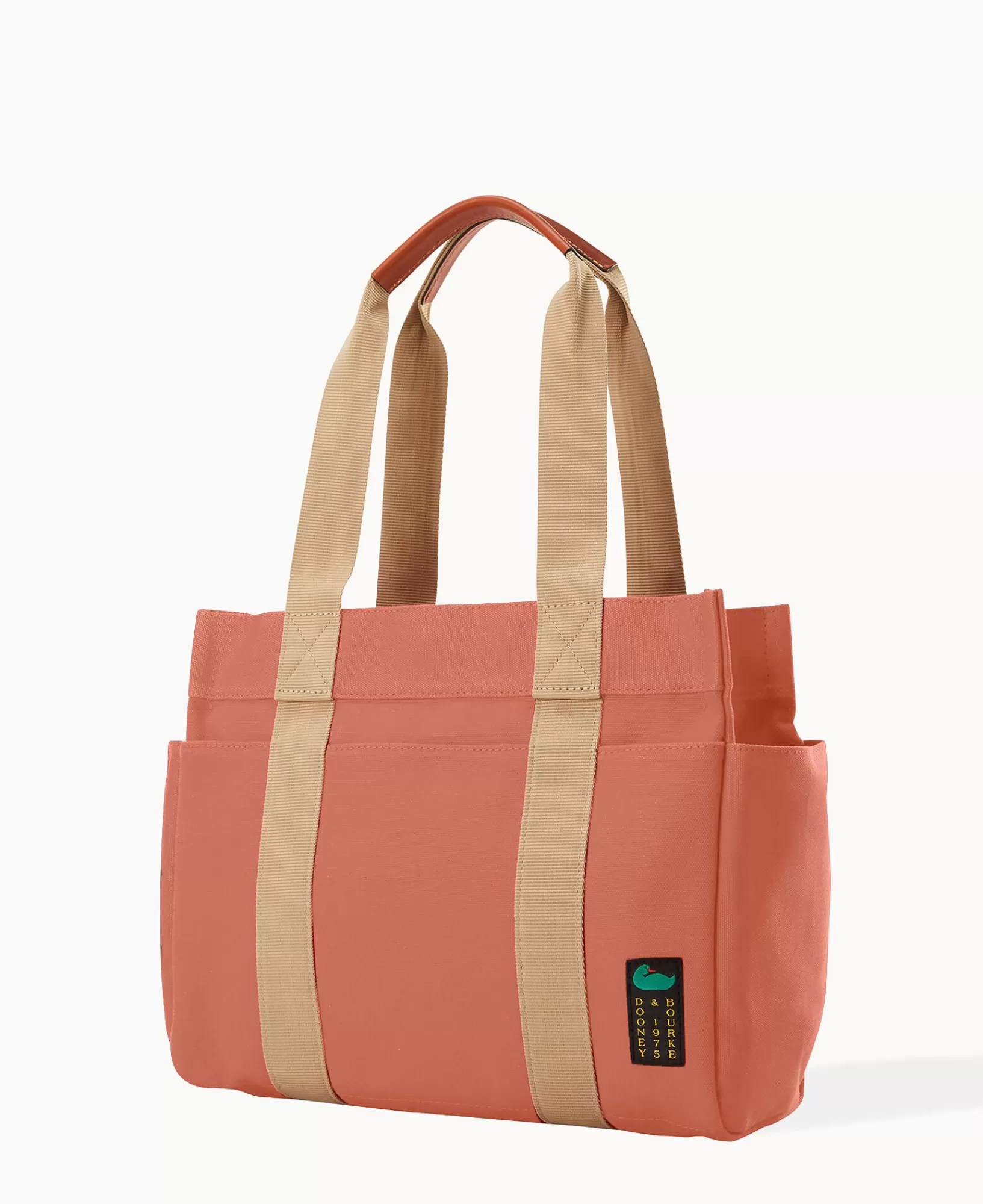 Travel | Shoulder Bags>Dooney & Bourke Canvas Tote 35 Terracotta