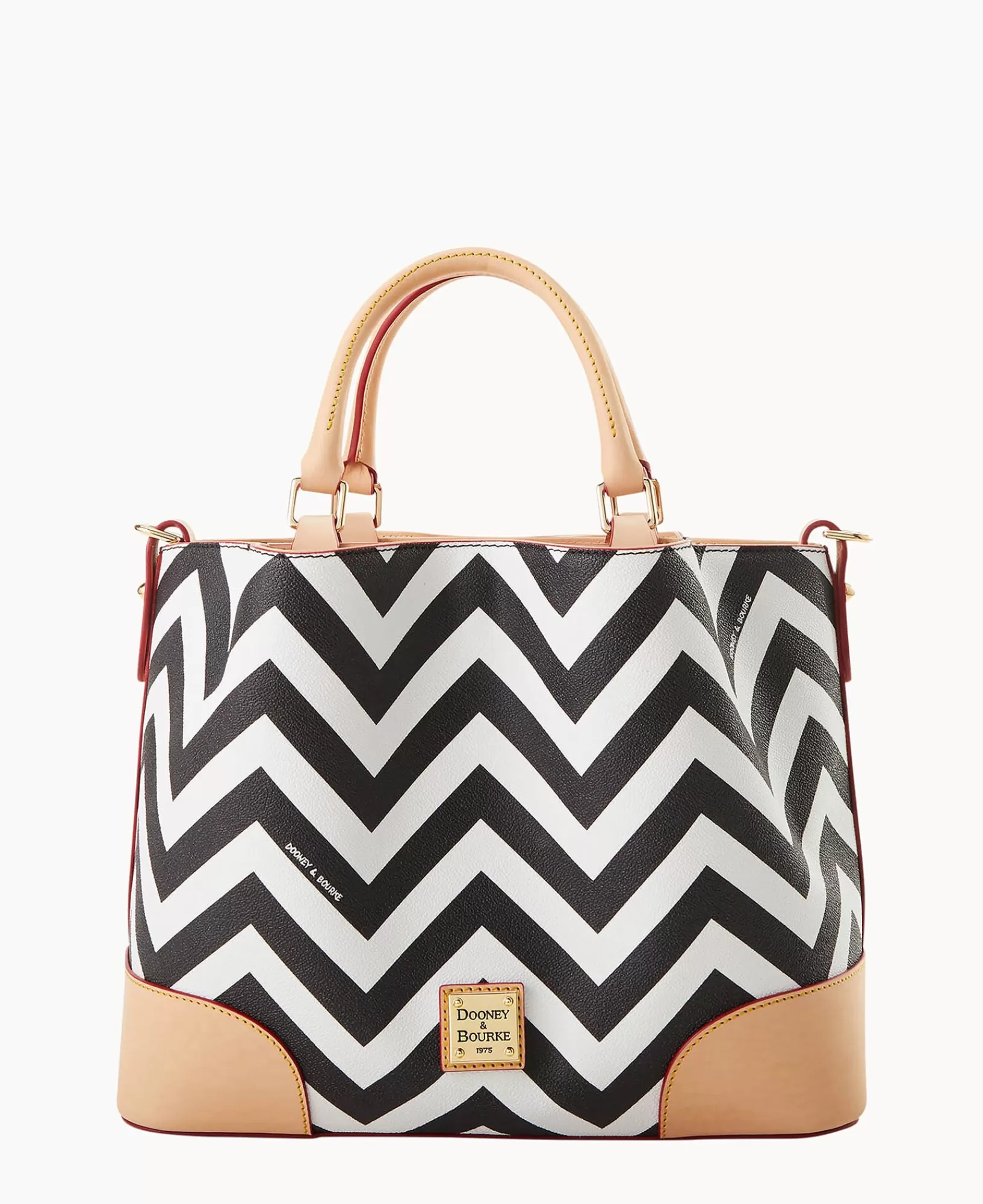 Shoulder Bags | Crossbodies>Dooney & Bourke Chevron Brenna Black