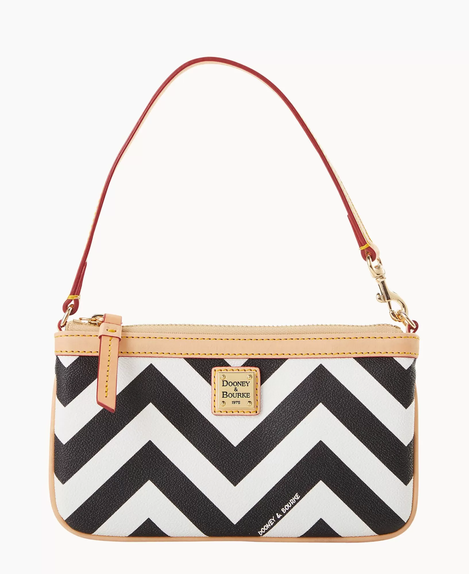 Wristlets | Wallets>Dooney & Bourke Chevron Large Slim Wristlet Black