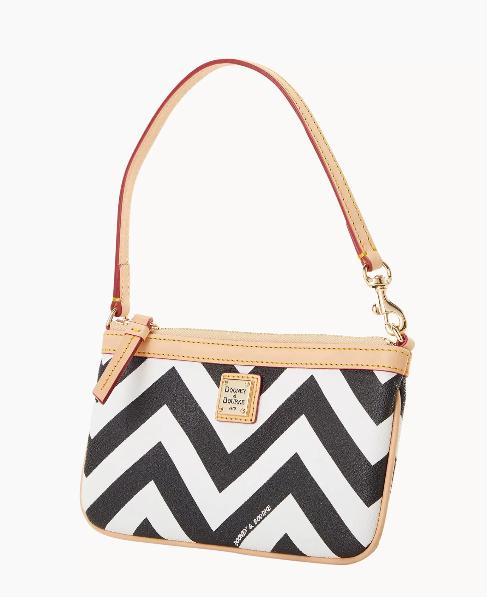 Wristlets | Wallets>Dooney & Bourke Chevron Large Slim Wristlet Black