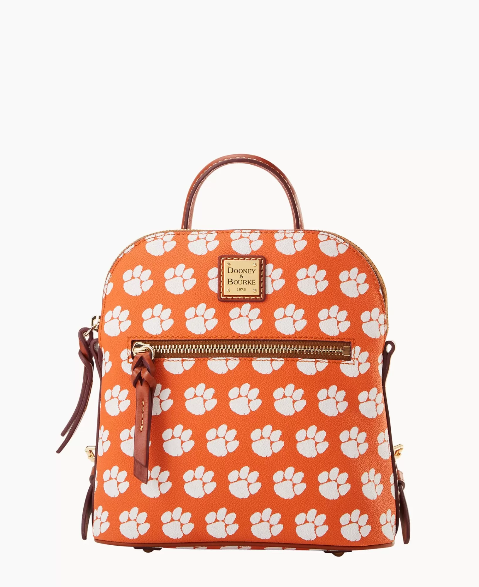 Backpacks>Dooney & Bourke Collegiate Clemson Small Backpack Orange