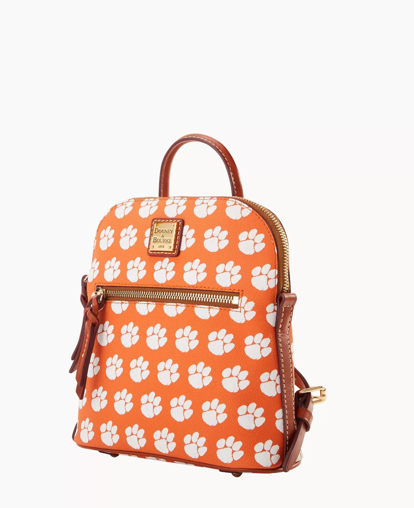 Backpacks>Dooney & Bourke Collegiate Clemson Small Backpack Orange