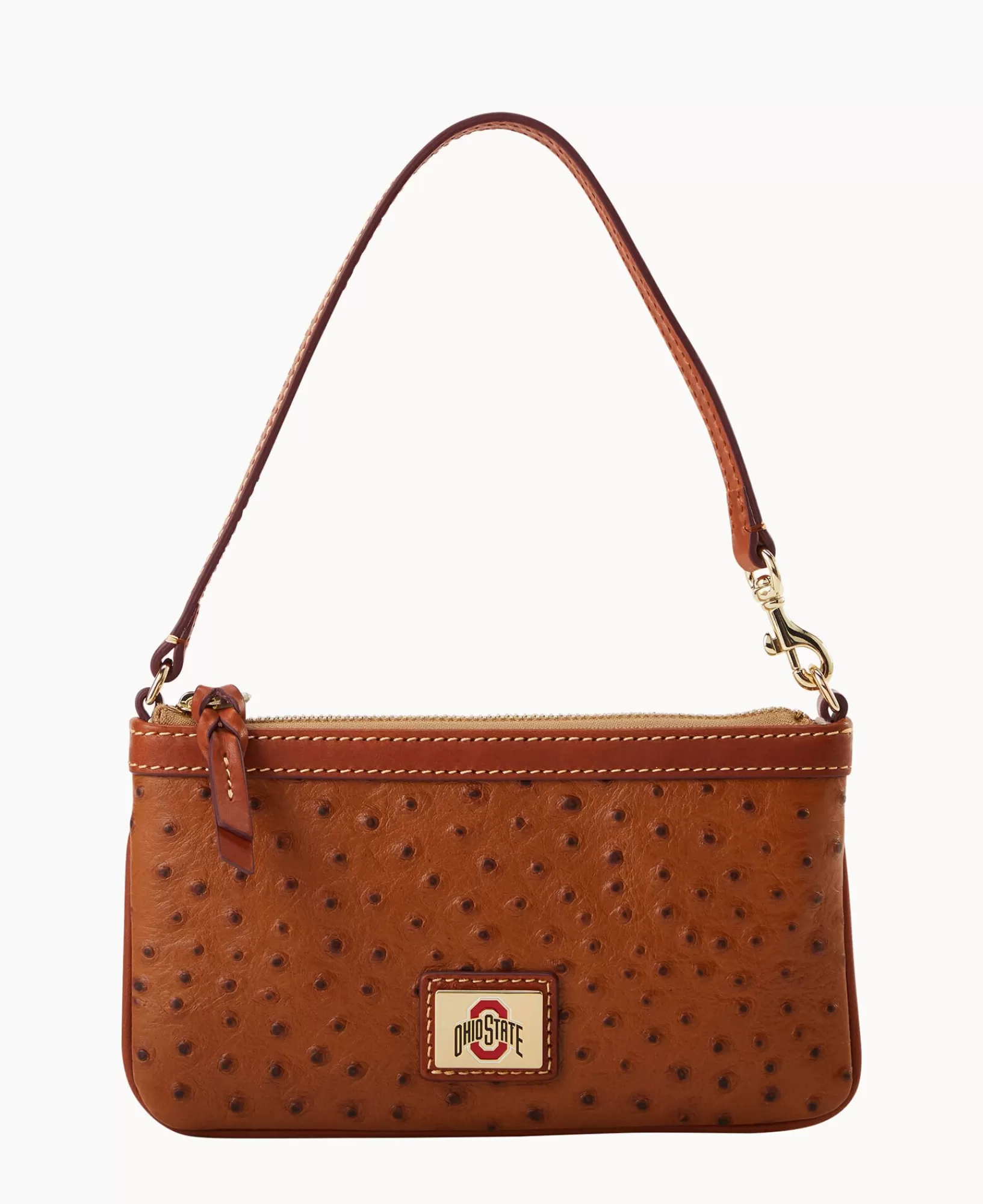 Wristlets | Wallets>Dooney & Bourke Collegiate Ohio State Large Slim Wristlet Caramel