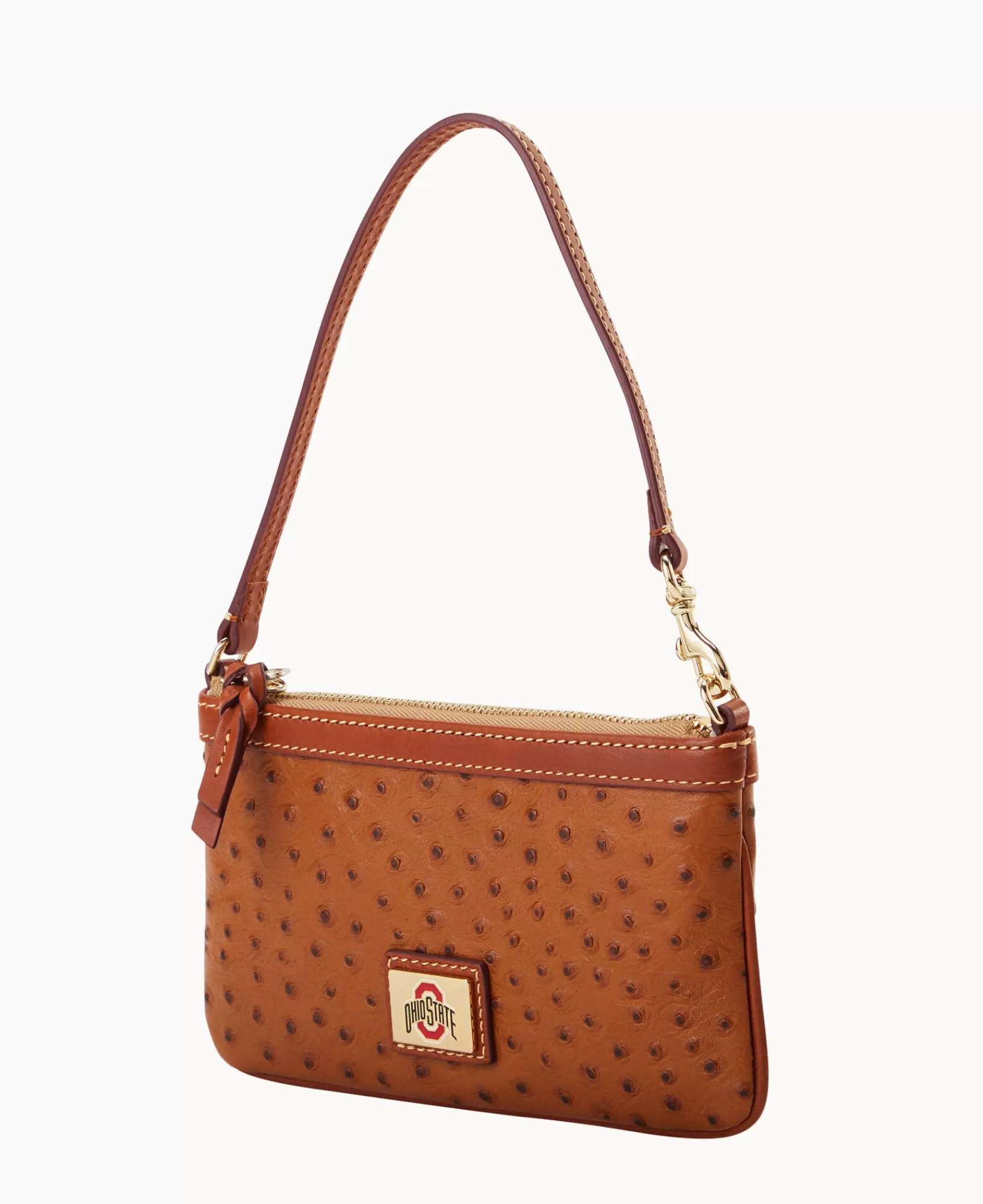 Wristlets | Wallets>Dooney & Bourke Collegiate Ohio State Large Slim Wristlet Caramel