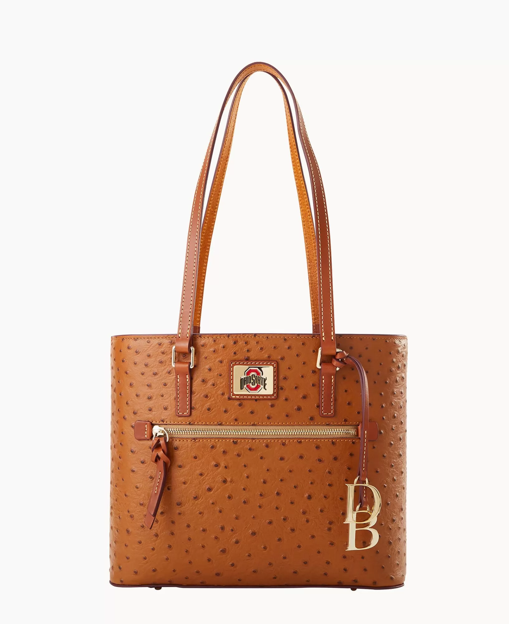 Shoulder Bags | Totes>Dooney & Bourke Collegiate Ohio State Shopper Caramel