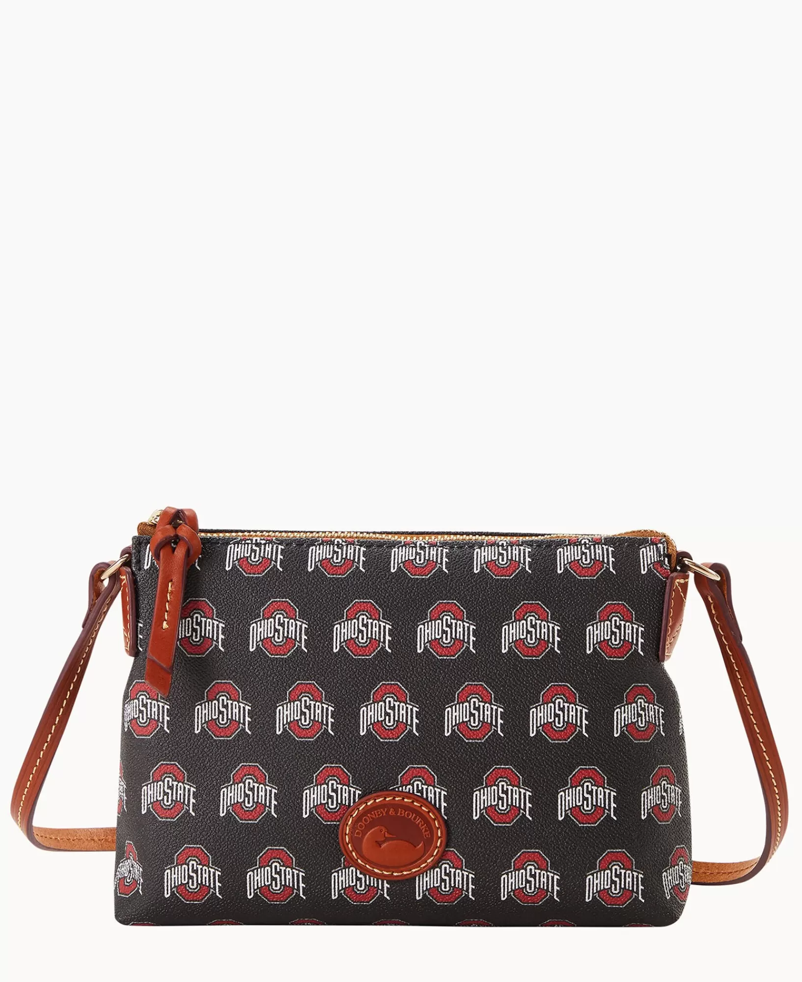 Shoulder Bags | Crossbodies>Dooney & Bourke Collegiate Ohio State University Crossbody Pouchette Black