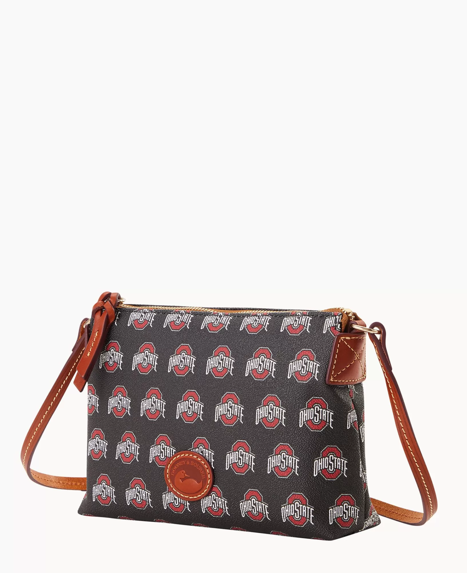 Shoulder Bags | Crossbodies>Dooney & Bourke Collegiate Ohio State University Crossbody Pouchette Black