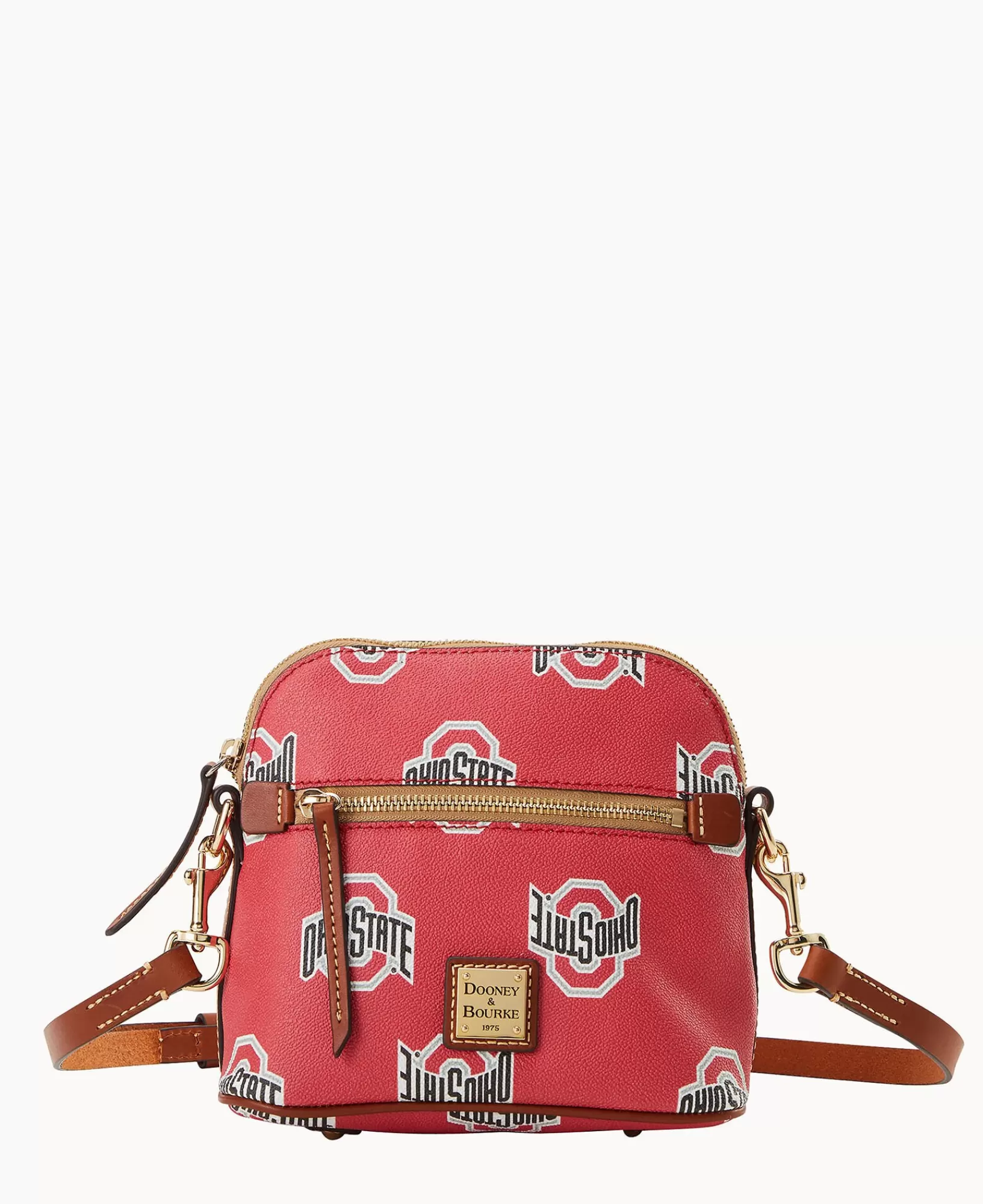 Shoulder Bags | Crossbodies>Dooney & Bourke Collegiate Ohio State University Domed Crossbody Red