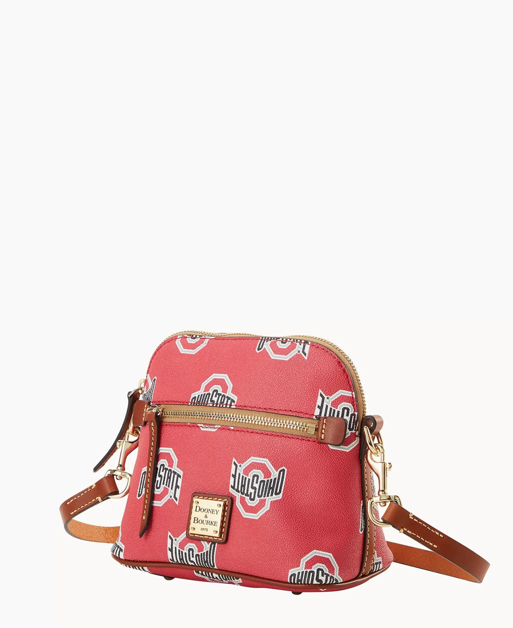 Shoulder Bags | Crossbodies>Dooney & Bourke Collegiate Ohio State University Domed Crossbody Red