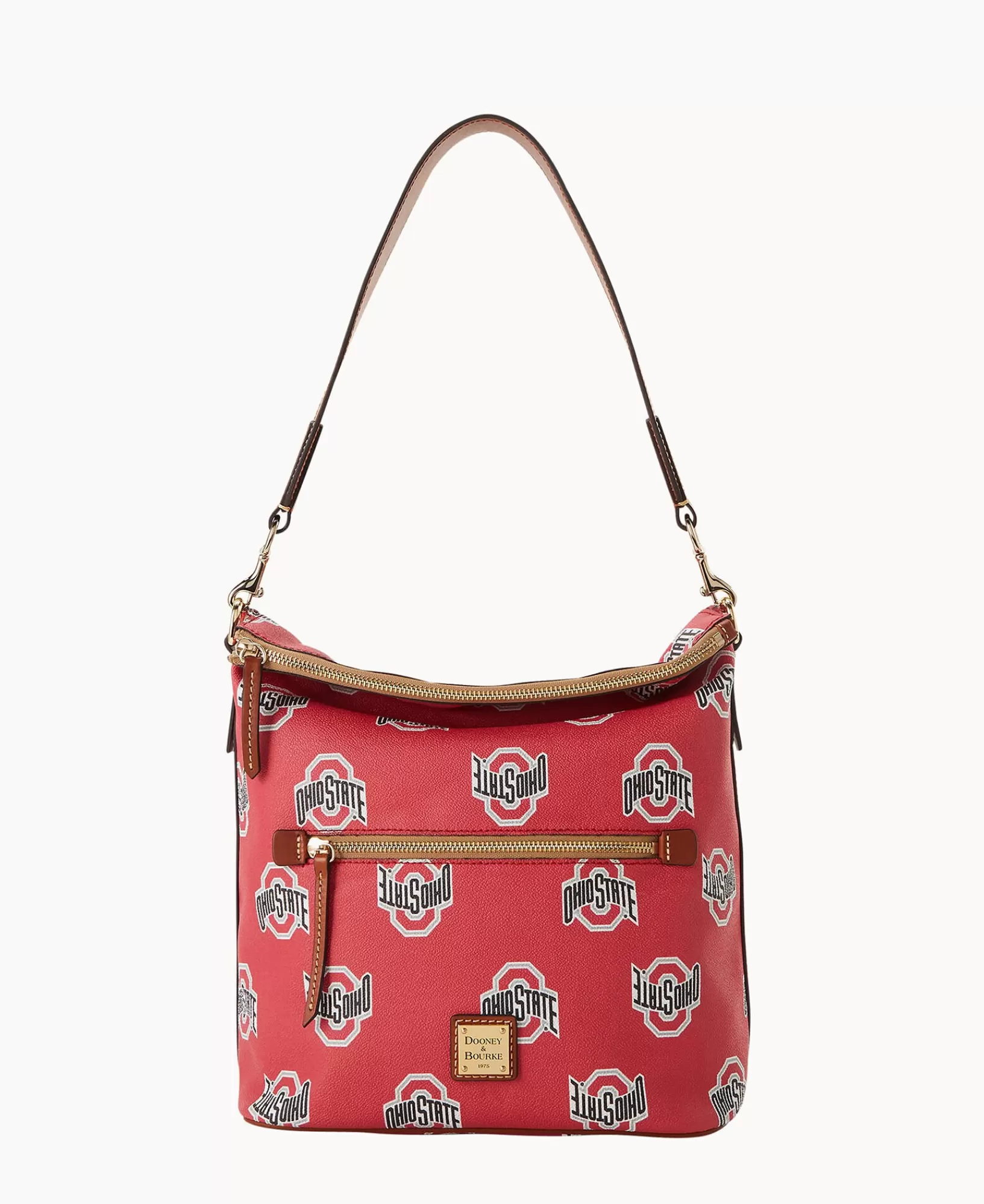 Shoulder Bags>Dooney & Bourke Collegiate Ohio State University Large Sac Red