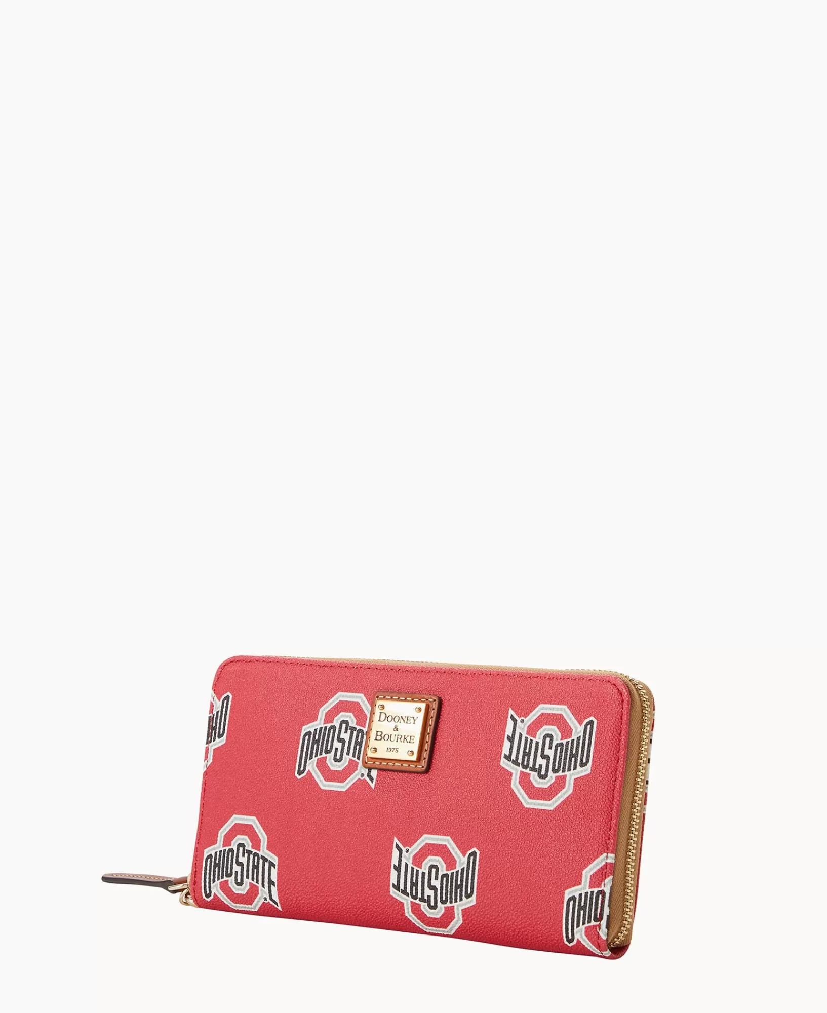 Wristlets | Wallets>Dooney & Bourke Collegiate Ohio State University Large Zip Around Wristlet Red