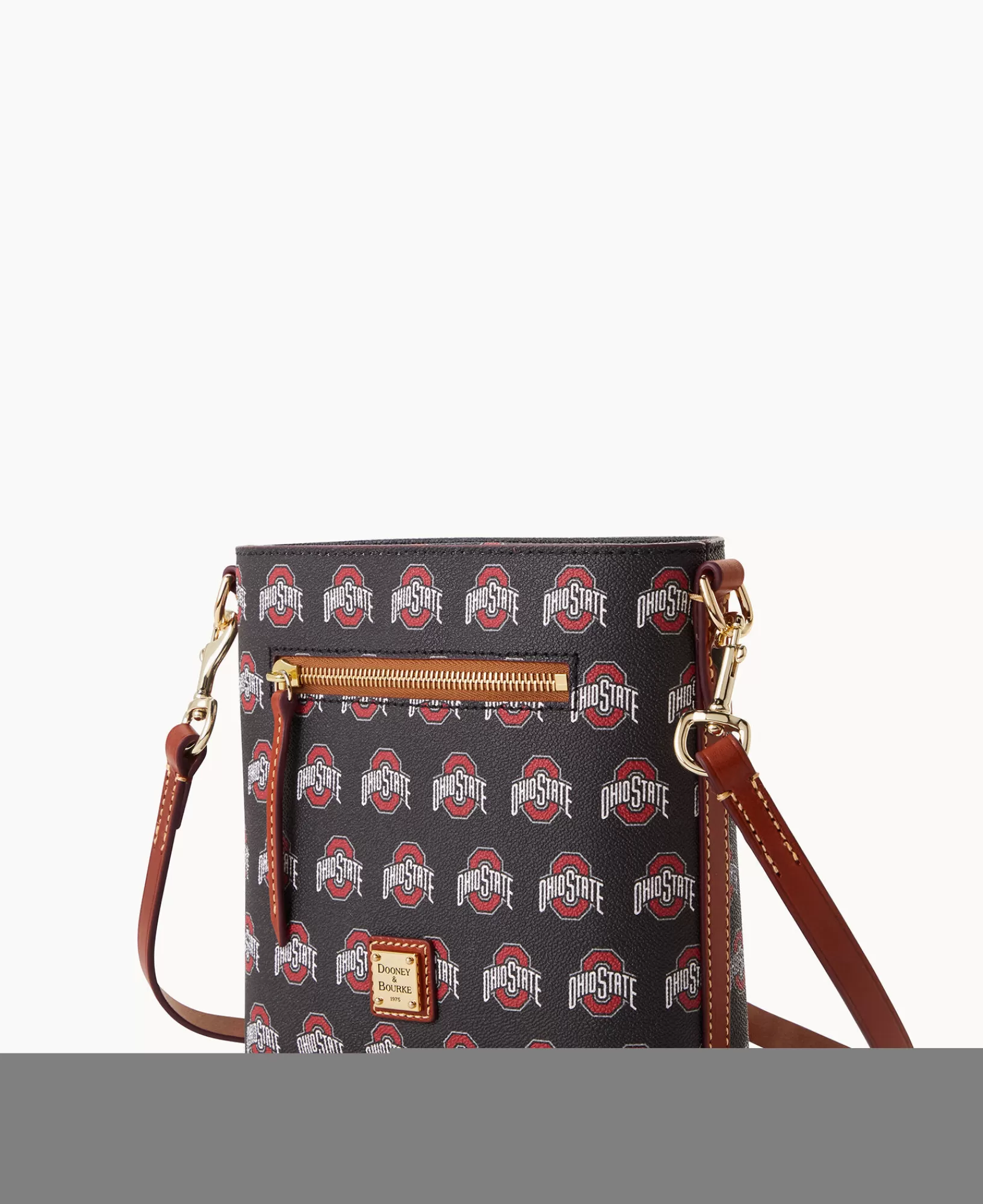 Shoulder Bags | Crossbodies>Dooney & Bourke Collegiate Ohio State University Small Zip Crossbody Black