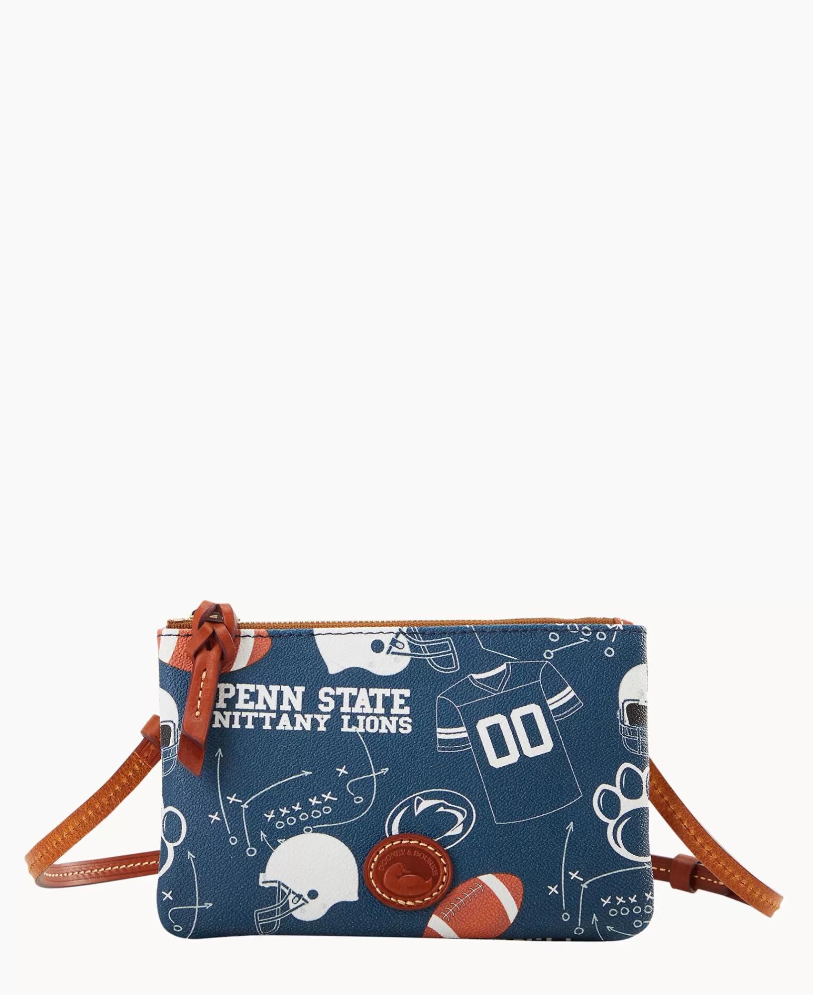 Shoulder Bags | Crossbodies>Dooney & Bourke Collegiate Penn State Top Zip Crossbody Navy