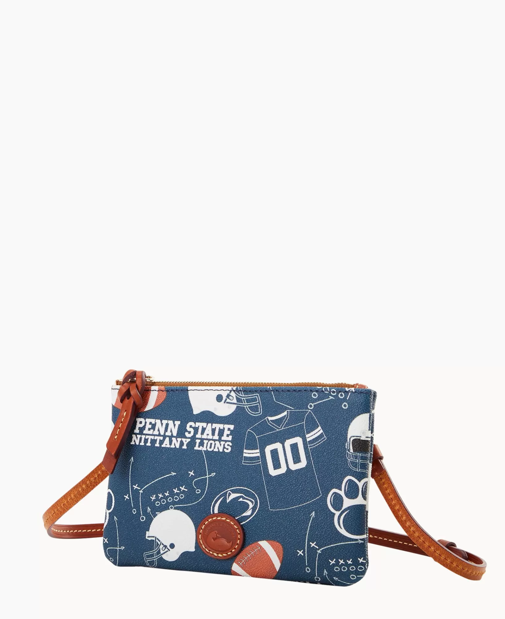 Shoulder Bags | Crossbodies>Dooney & Bourke Collegiate Penn State Top Zip Crossbody Navy