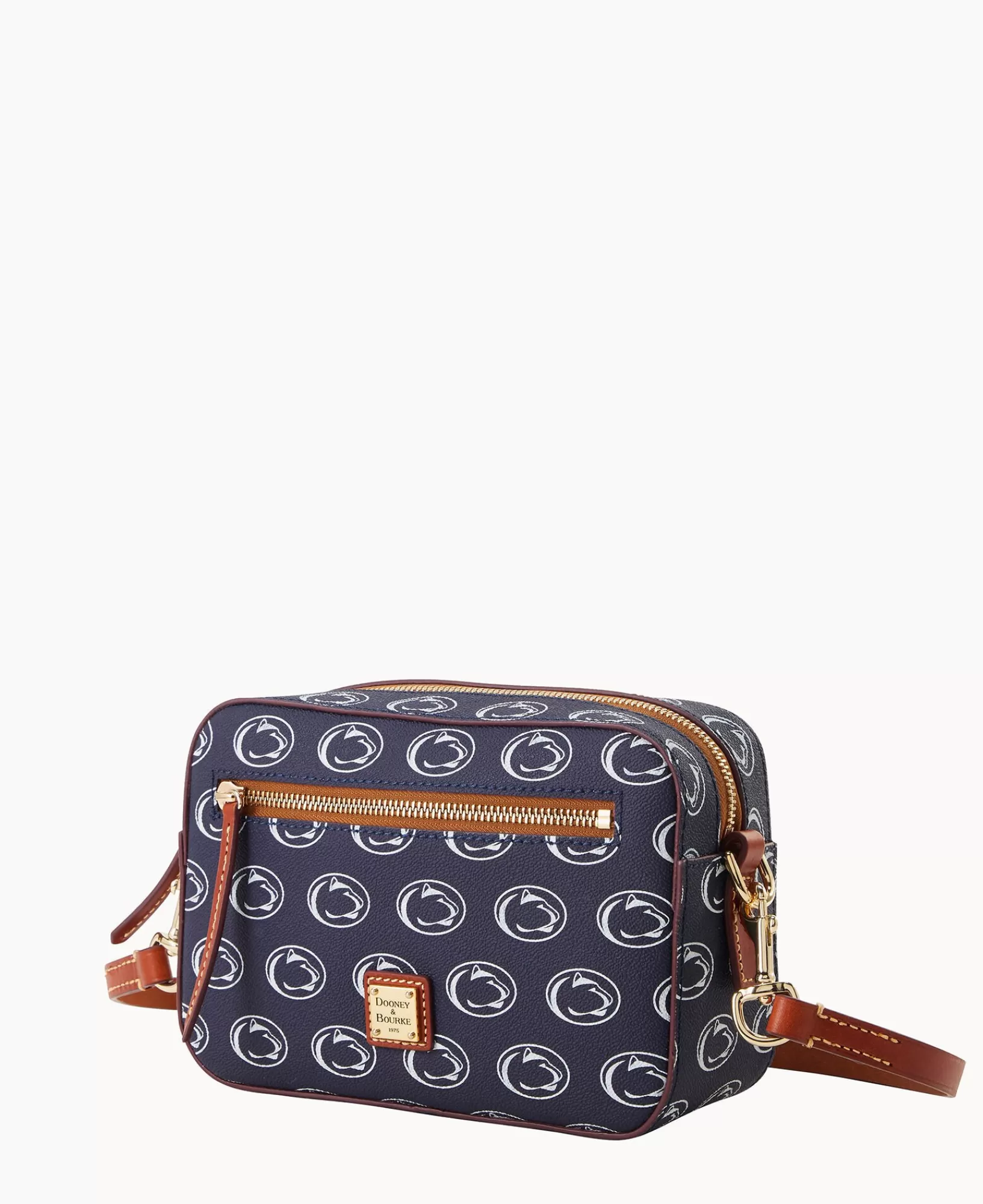 Shoulder Bags | Crossbodies>Dooney & Bourke Collegiate Penn State University Camera Zip Crossbody Navy