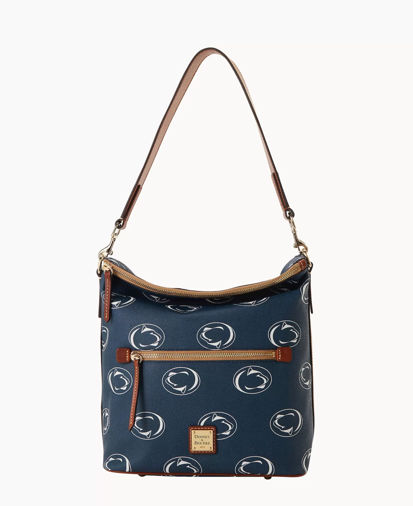 Shoulder Bags>Dooney & Bourke Collegiate Penn State University Large Sac Navy