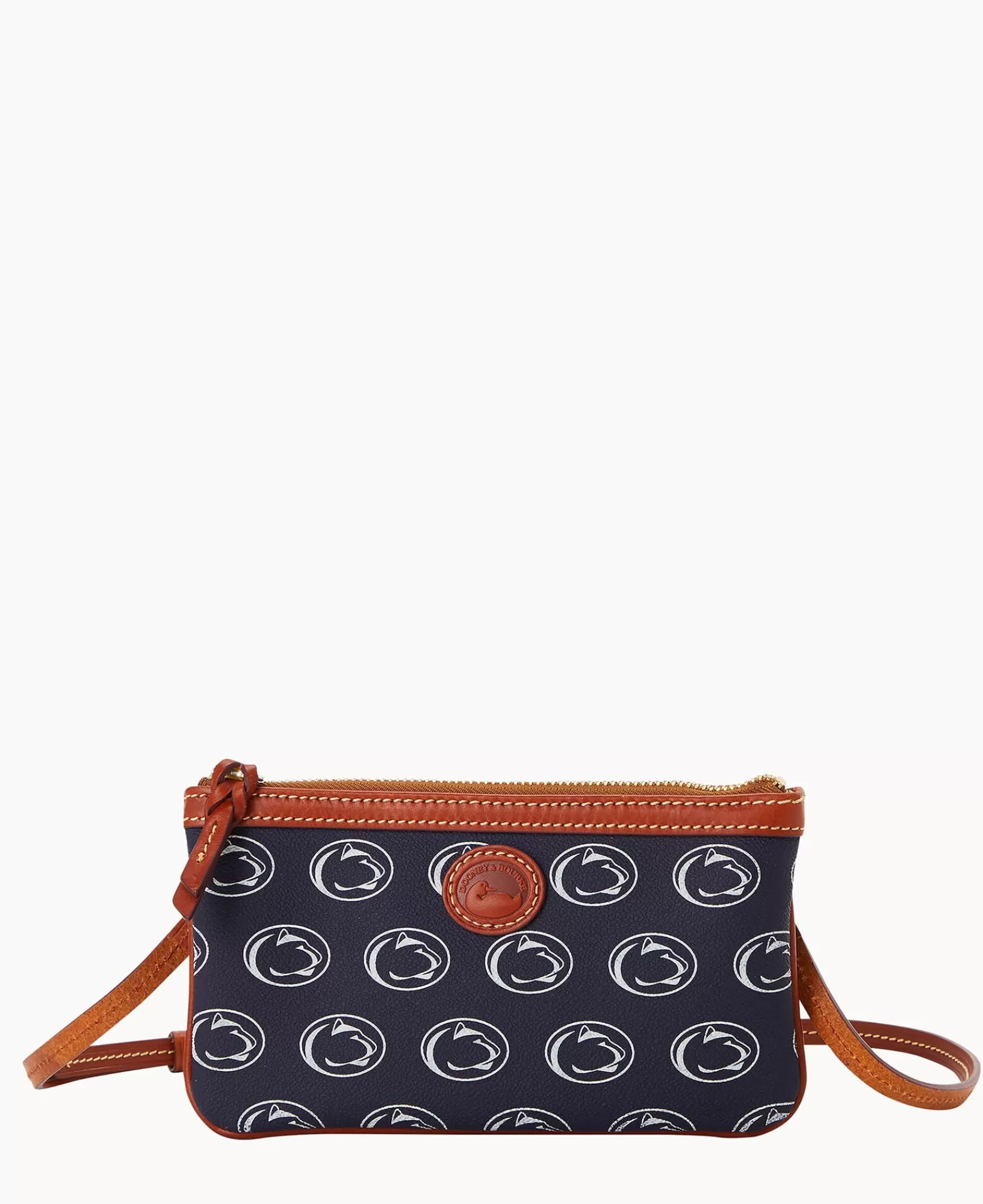 Shoulder Bags | Crossbodies>Dooney & Bourke Collegiate Penn State University Large Slim Crossbody Navy