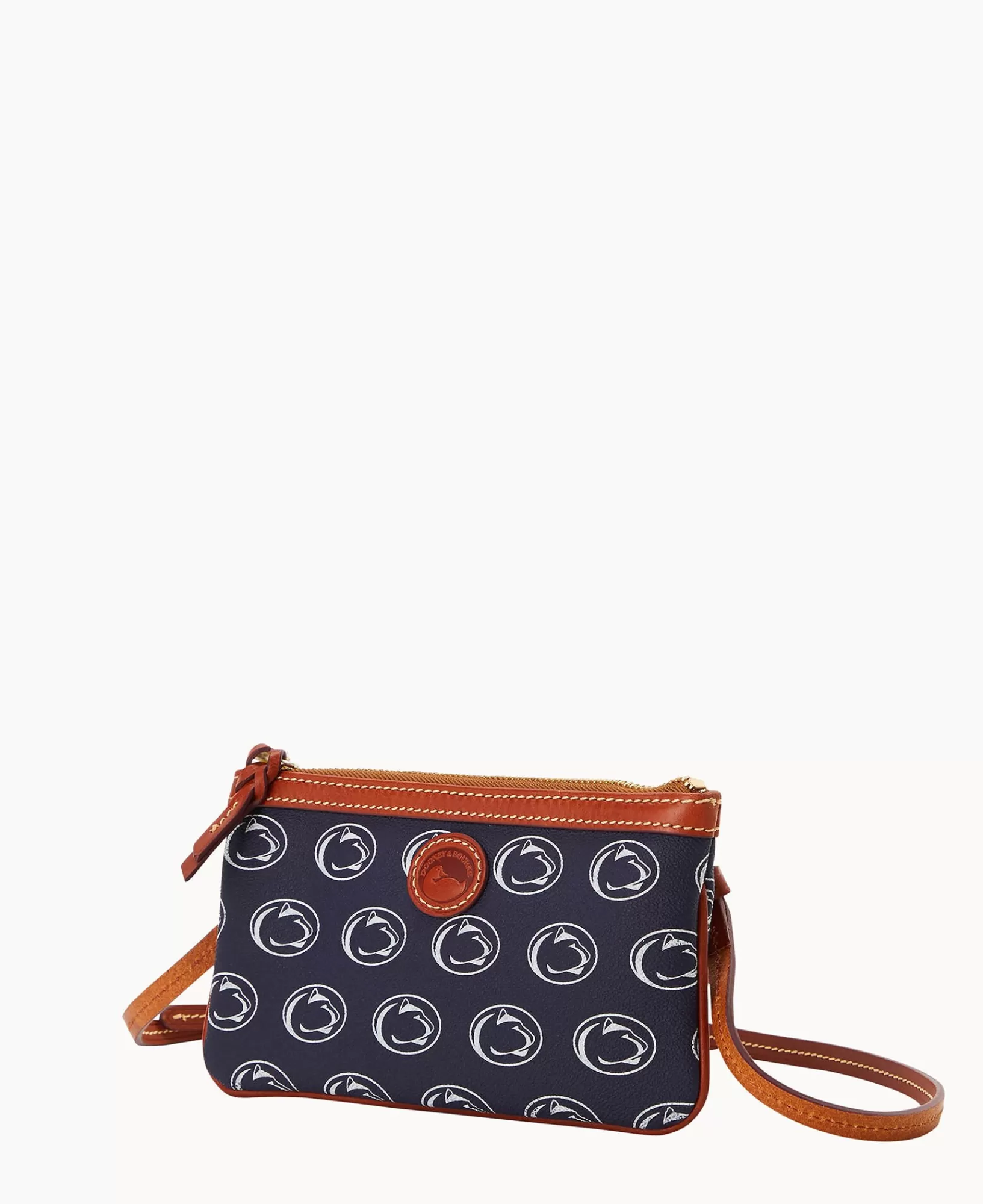 Shoulder Bags | Crossbodies>Dooney & Bourke Collegiate Penn State University Large Slim Crossbody Navy