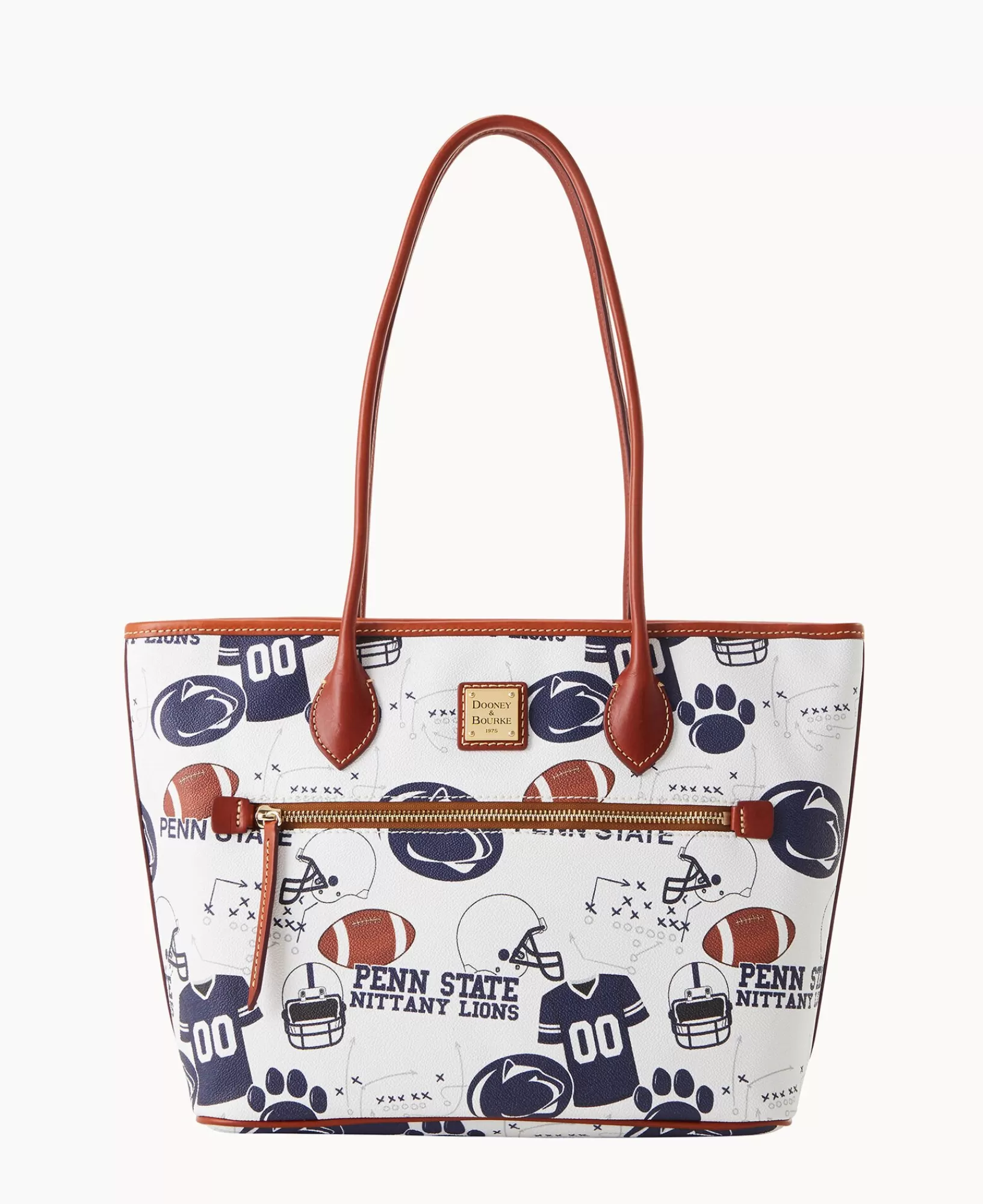 Shoulder Bags | Totes>Dooney & Bourke Collegiate Penn State University Tote WhiteMulti