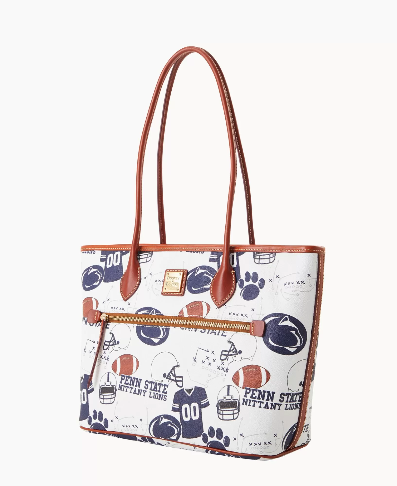 Shoulder Bags | Totes>Dooney & Bourke Collegiate Penn State University Tote WhiteMulti