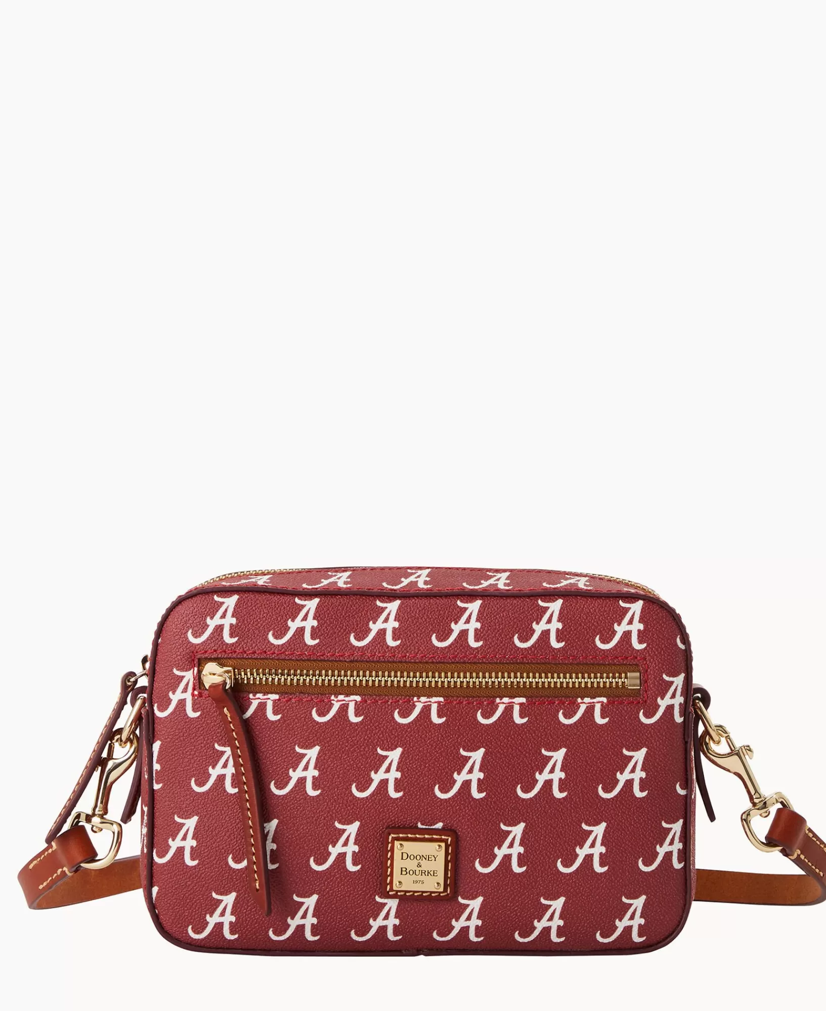 Shoulder Bags | Crossbodies>Dooney & Bourke Collegiate University of Alabama Camera Zip Crossbody Red