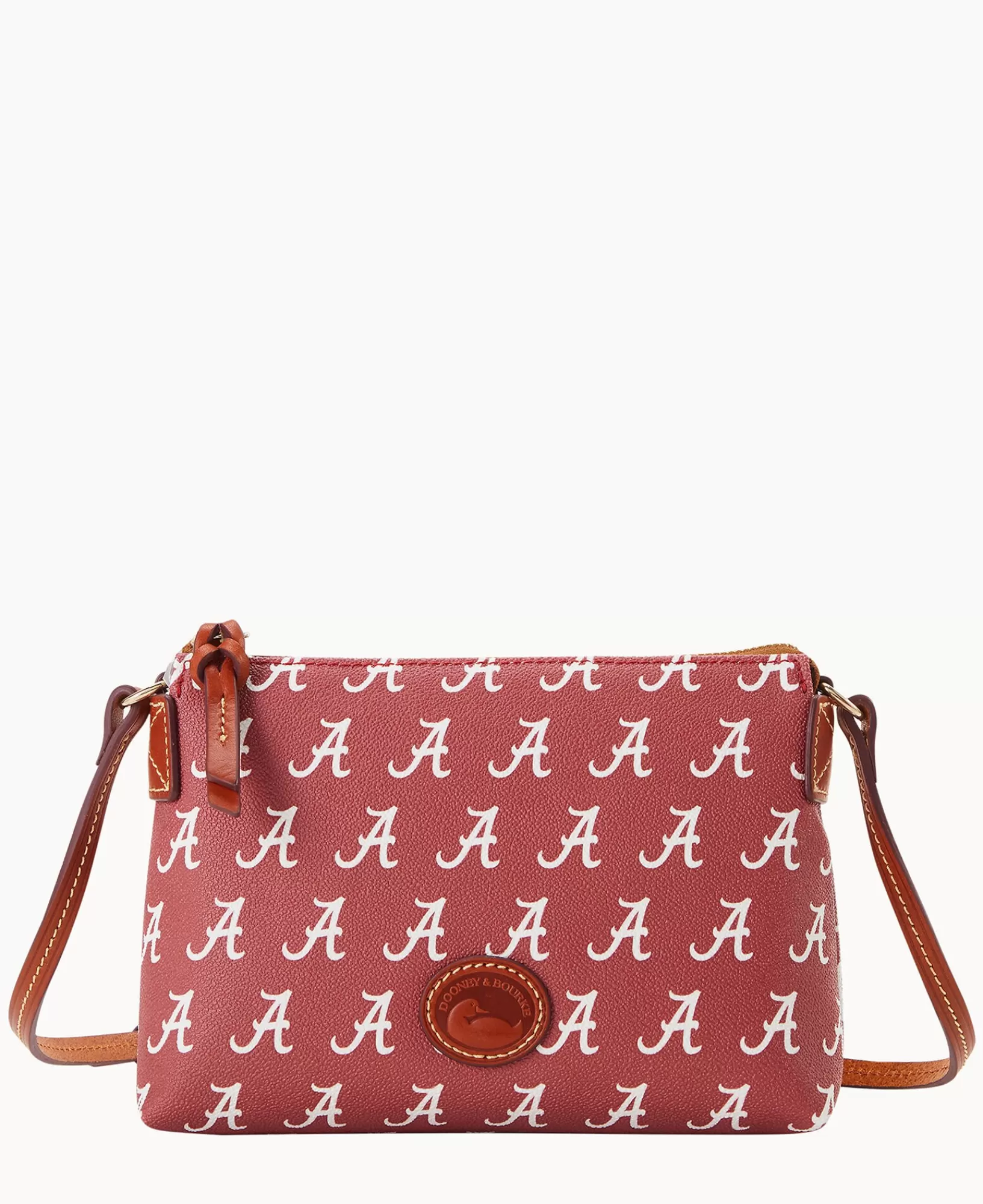 Shoulder Bags | Crossbodies>Dooney & Bourke Collegiate University of Alabama Crossbody Pouchette Red