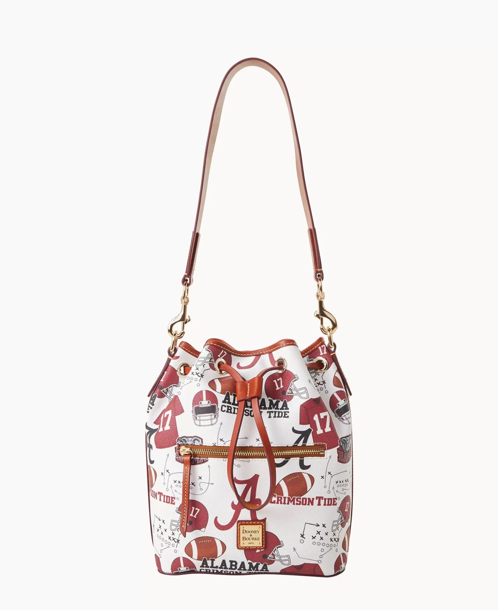 Shoulder Bags>Dooney & Bourke Collegiate University of Alabama Drawstring WhiteMulti