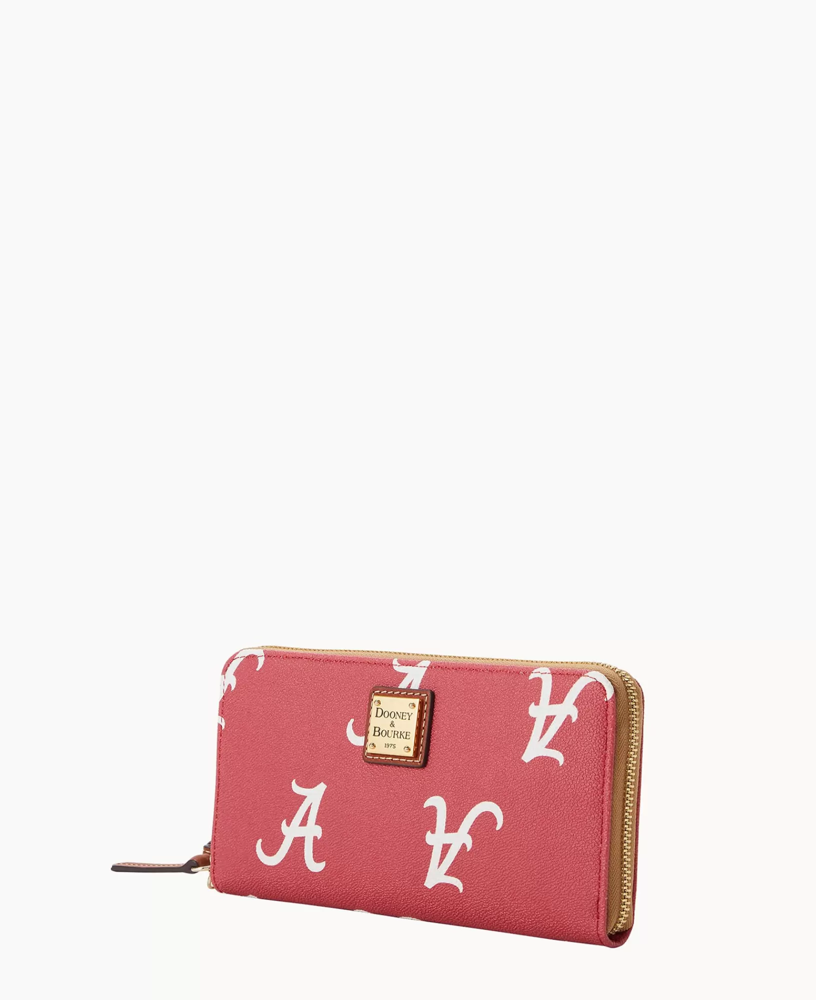 Wristlets | Wallets>Dooney & Bourke Collegiate University of Alabama Large Zip Around Wristlet Rouge