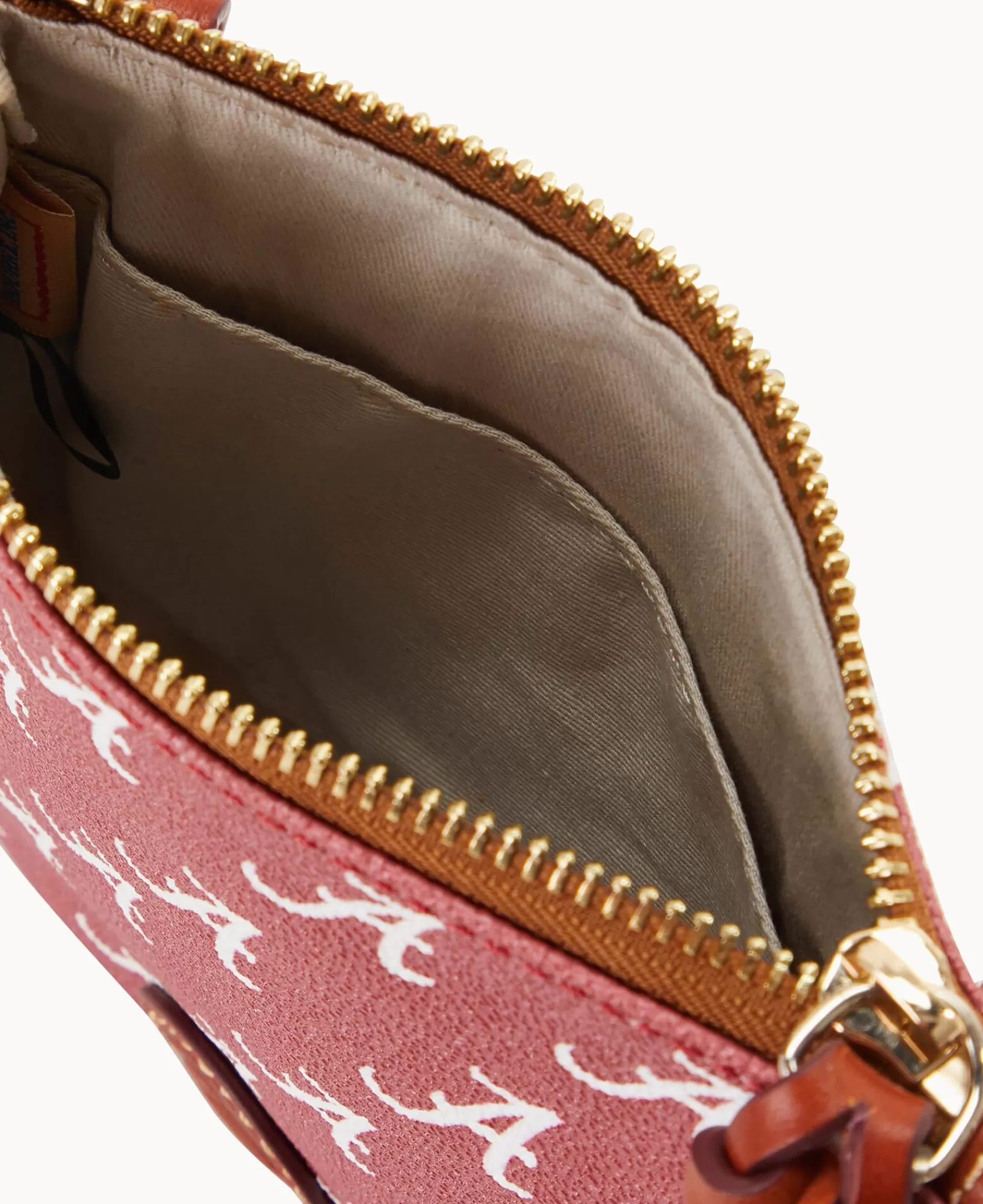 Shoulder Bags | Crossbodies>Dooney & Bourke Collegiate University of Alabama Small North South Top Zip Crossbody Red