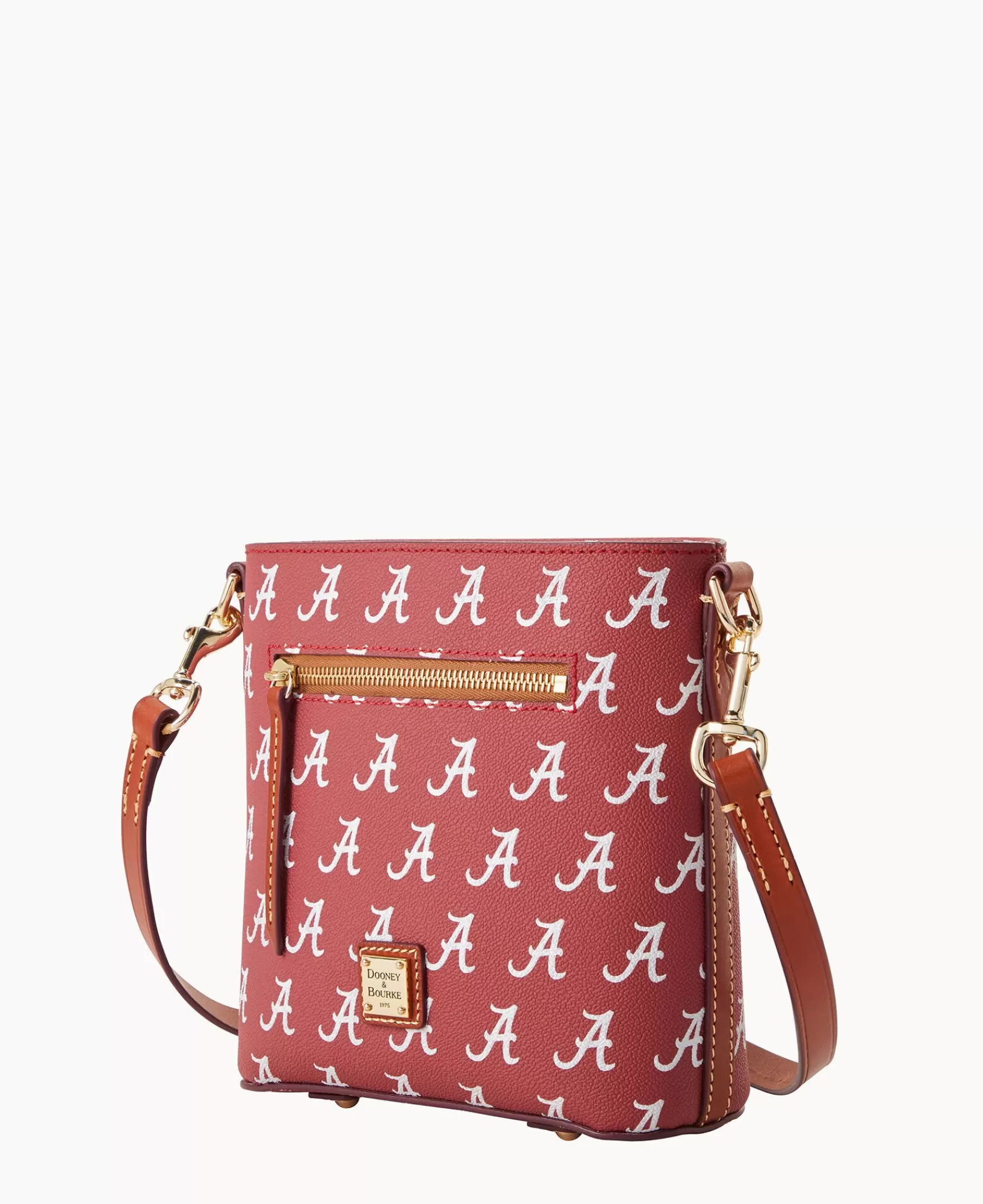 Shoulder Bags | Crossbodies>Dooney & Bourke Collegiate University of Alabama Small Zip Crossbody Red