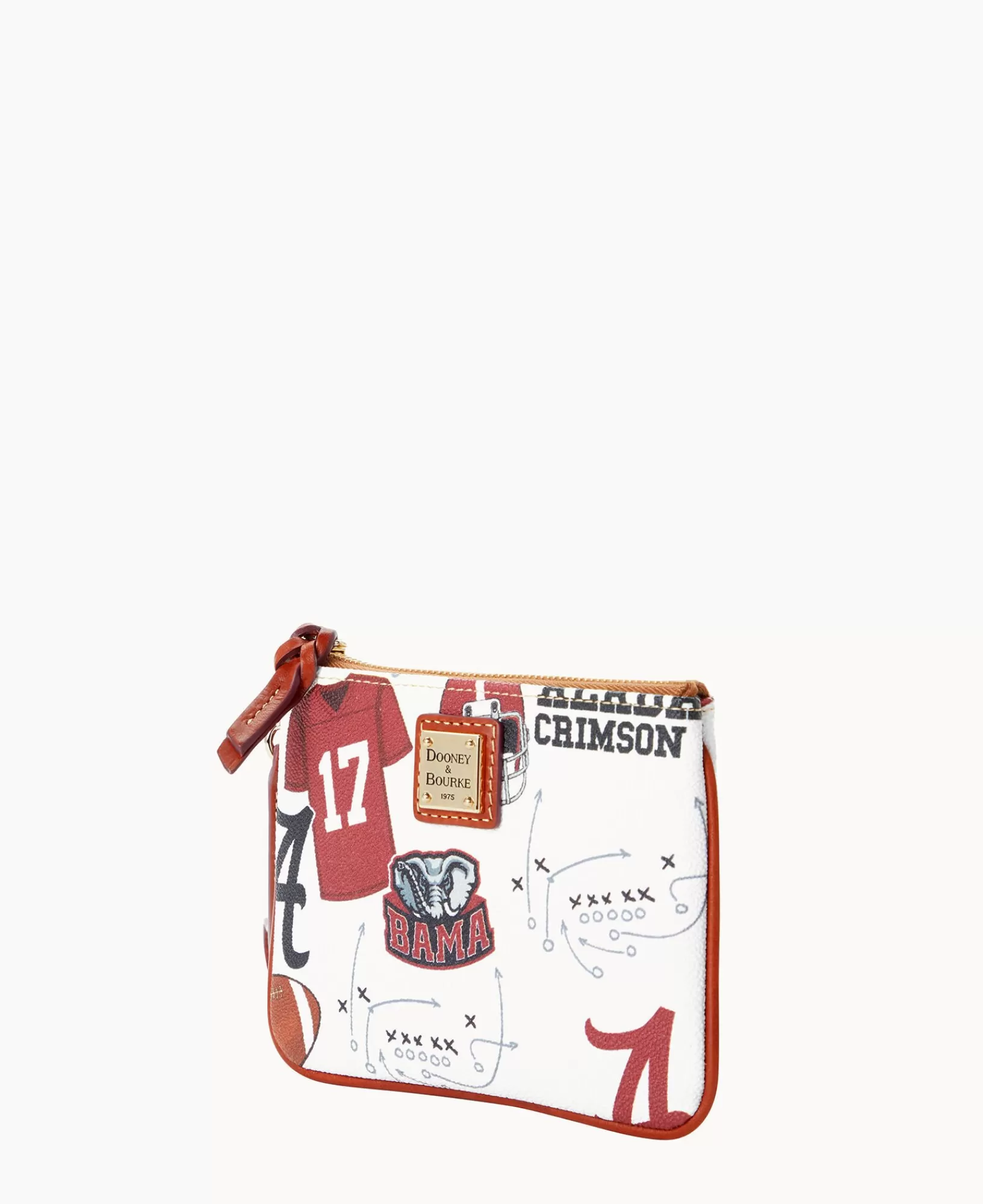 Wristlets | Wallets>Dooney & Bourke Collegiate University of Alabama Stadium Wristlet WhiteMulti