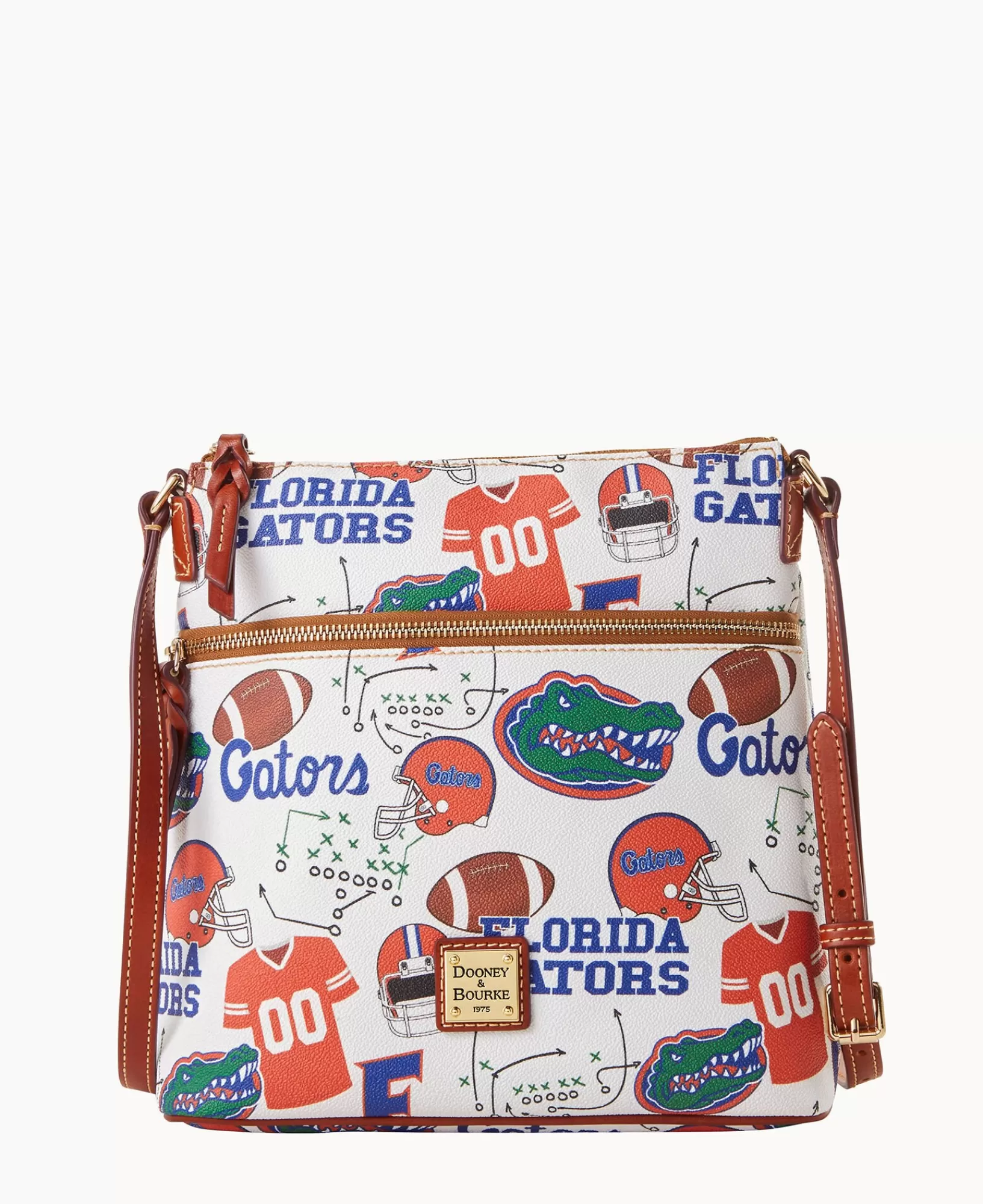 Shoulder Bags | Crossbodies>Dooney & Bourke Collegiate University of Florida Crossbody WhiteMulti