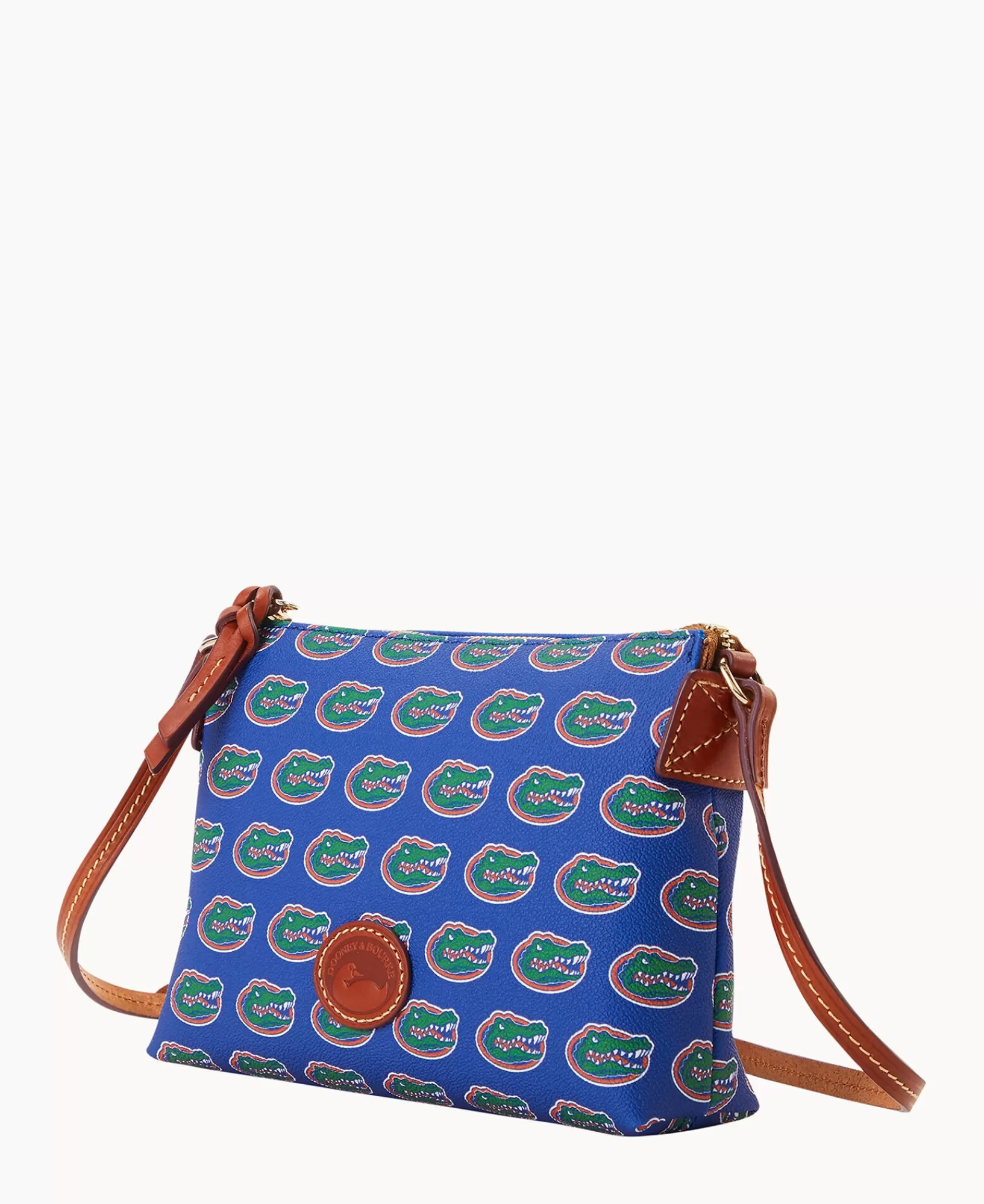 Shoulder Bags | Crossbodies>Dooney & Bourke Collegiate University of Florida Crossbody Pouchette Blue